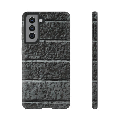 Phone Case-BLACK BRICK | Tough-Samsung Galaxy S21-Matte-PhoneCaseBoss-Phone-Best-Phone-Cases