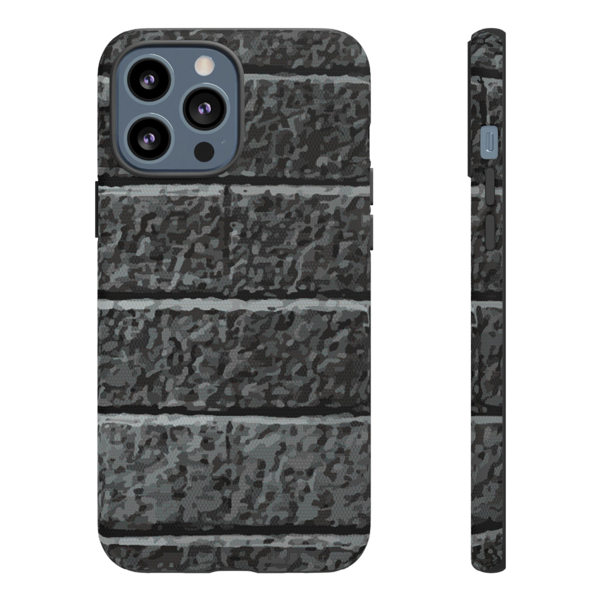 Phone Case-BLACK BRICK | Tough-iPhone 13 Pro Max-Matte-PhoneCaseBoss-Phone-Best-Phone-Cases