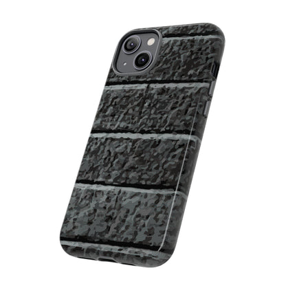 Phone Case-BLACK BRICK | Tough-PhoneCaseBoss-Phone-Best-Phone-Cases