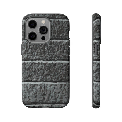 Phone Case-BLACK BRICK | Tough-iPhone 14 Pro-Matte-PhoneCaseBoss-Phone-Best-Phone-Cases