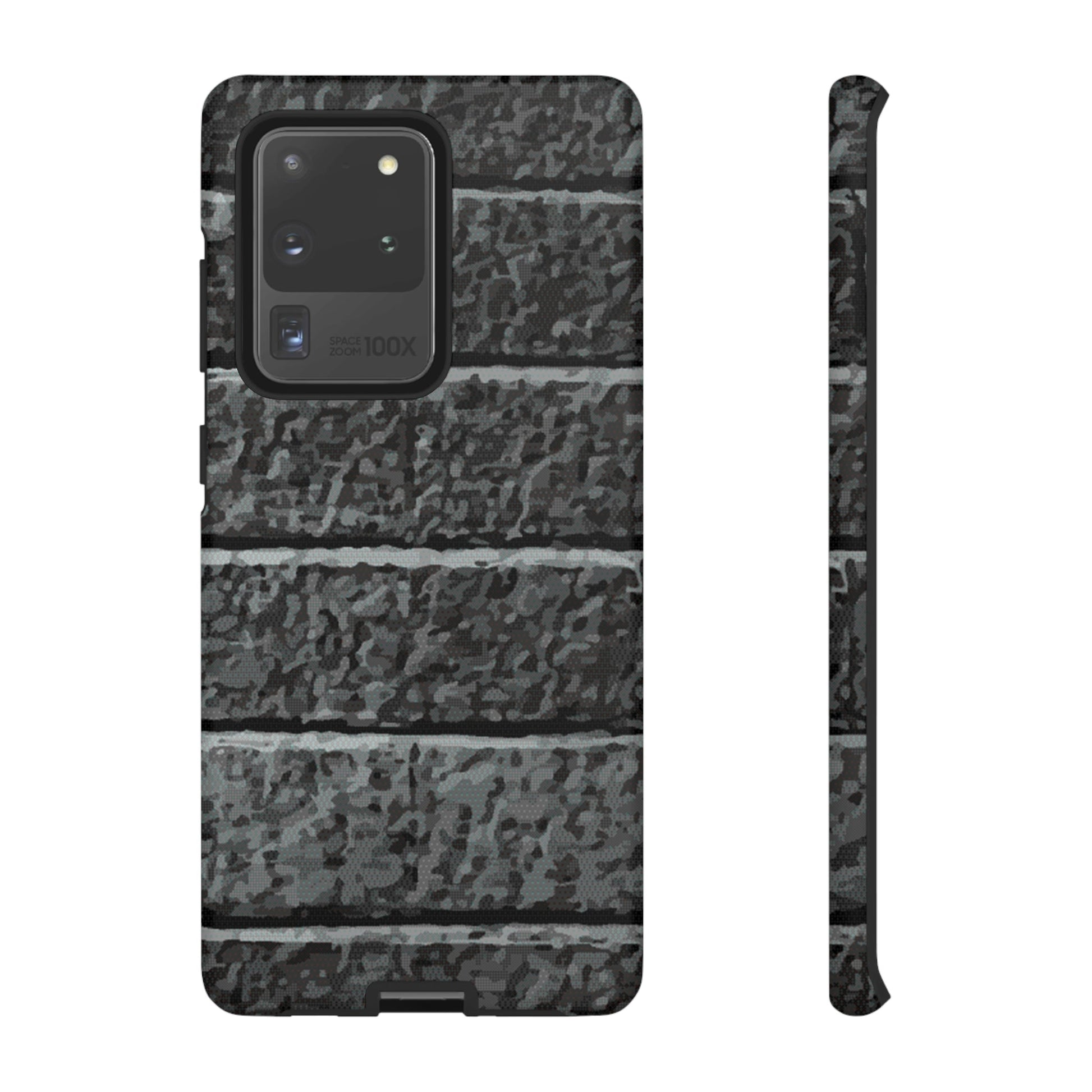 Phone Case-BLACK BRICK | Tough-Samsung Galaxy S20 Ultra-Matte-PhoneCaseBoss-Phone-Best-Phone-Cases