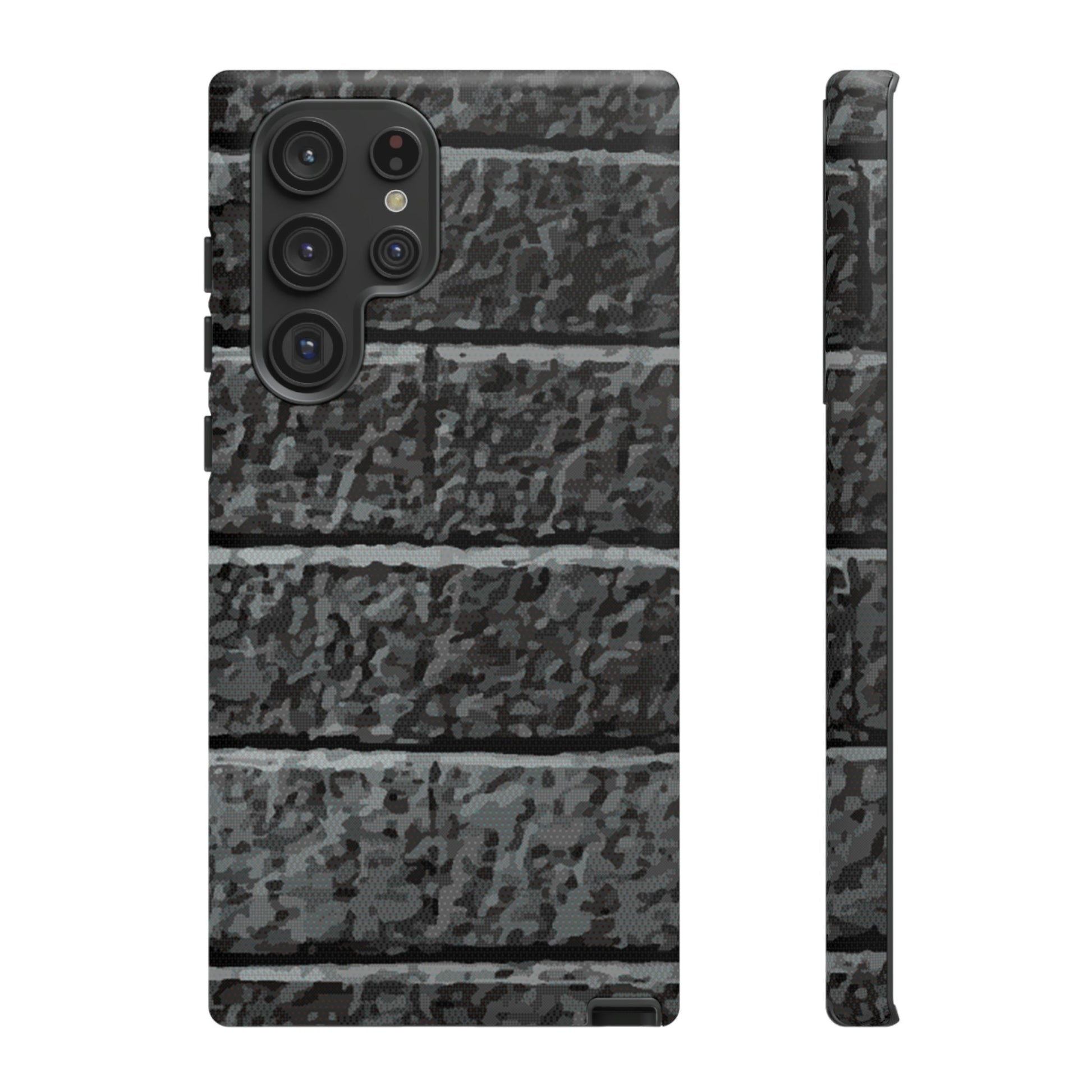 Phone Case-BLACK BRICK | Tough-Samsung Galaxy S22 Ultra-Matte-PhoneCaseBoss-Phone-Best-Phone-Cases