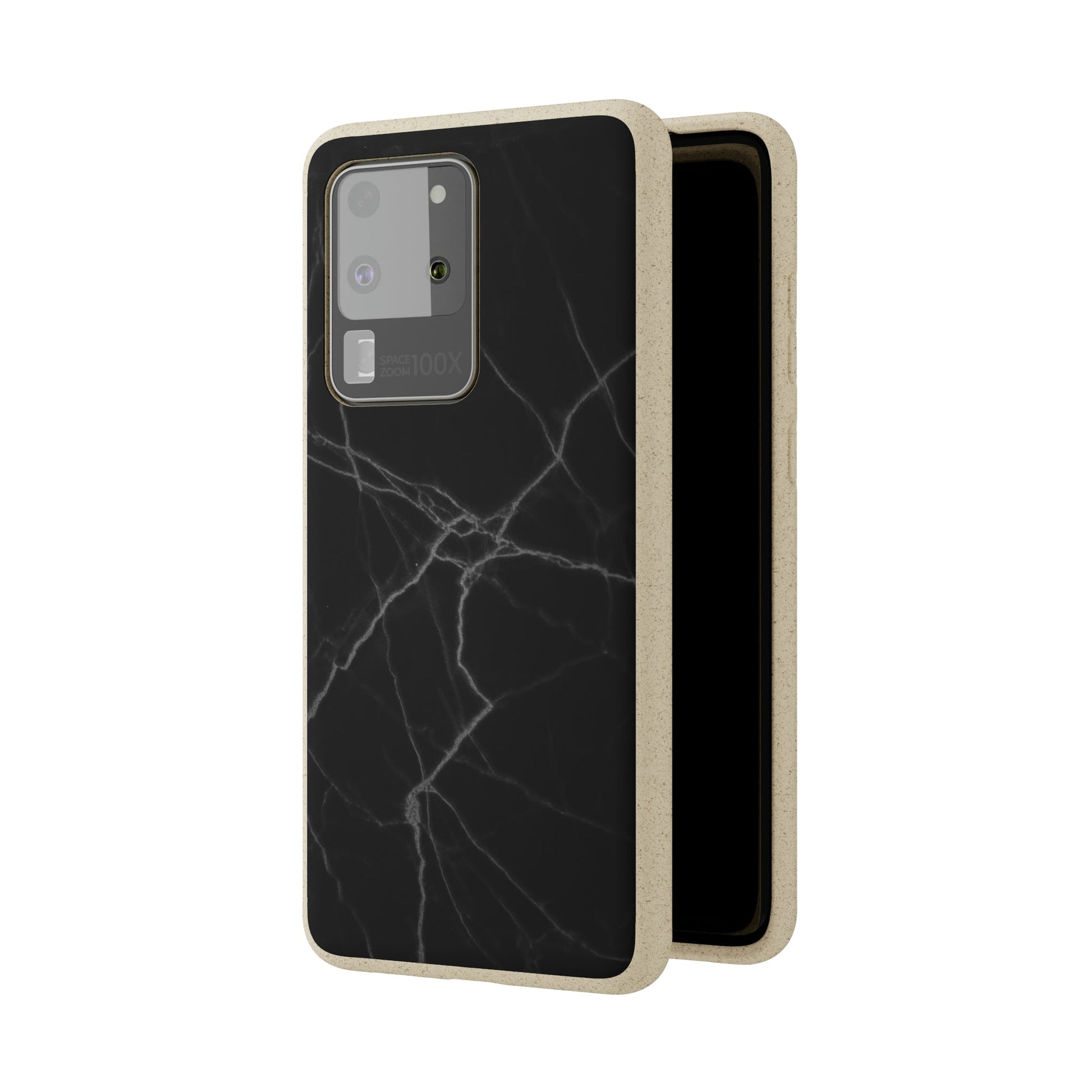 Biodegradeable iPhone Case Earth Friendly Android Phone Case-BLACK MARBLE | Biocase-PhoneCaseBoss-Phone-Best-Phone-Cases