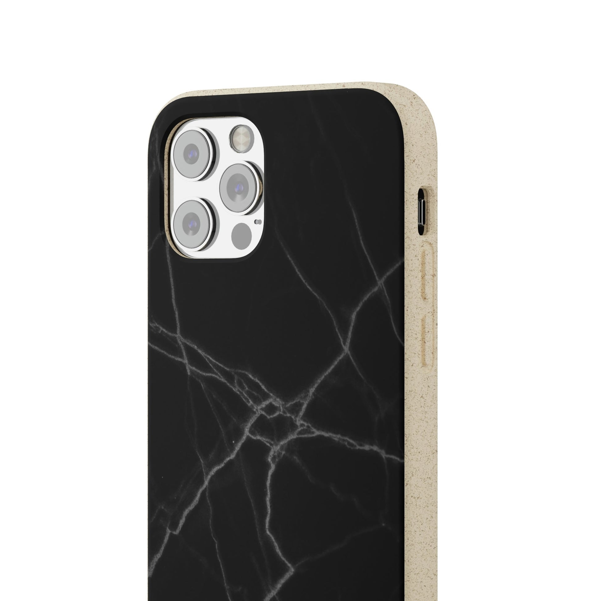 Biodegradeable iPhone Case Earth Friendly Android Phone Case-BLACK MARBLE | Biocase-PhoneCaseBoss-Phone-Best-Phone-Cases