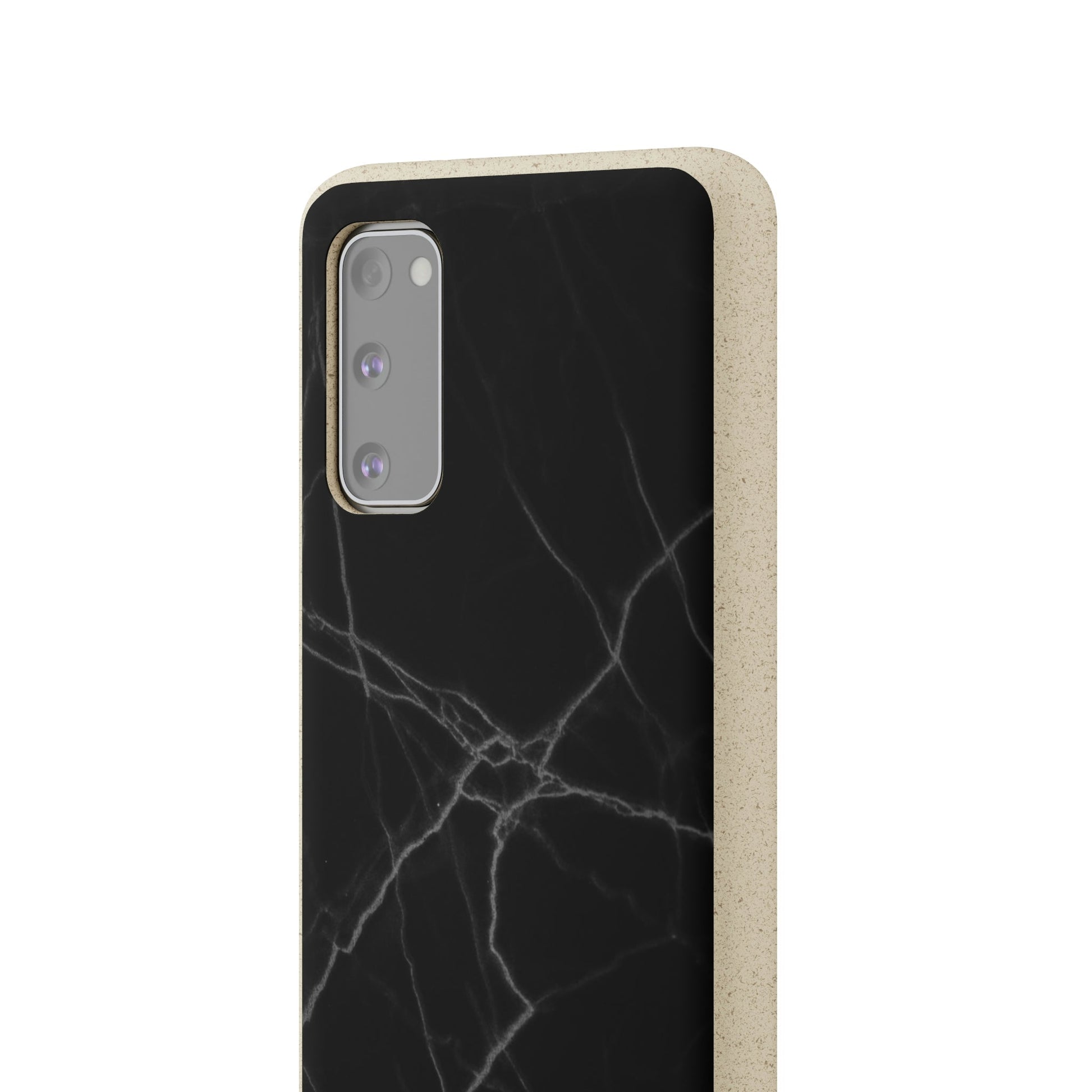 Biodegradeable iPhone Case Earth Friendly Android Phone Case-BLACK MARBLE | Biocase-PhoneCaseBoss-Phone-Best-Phone-Cases