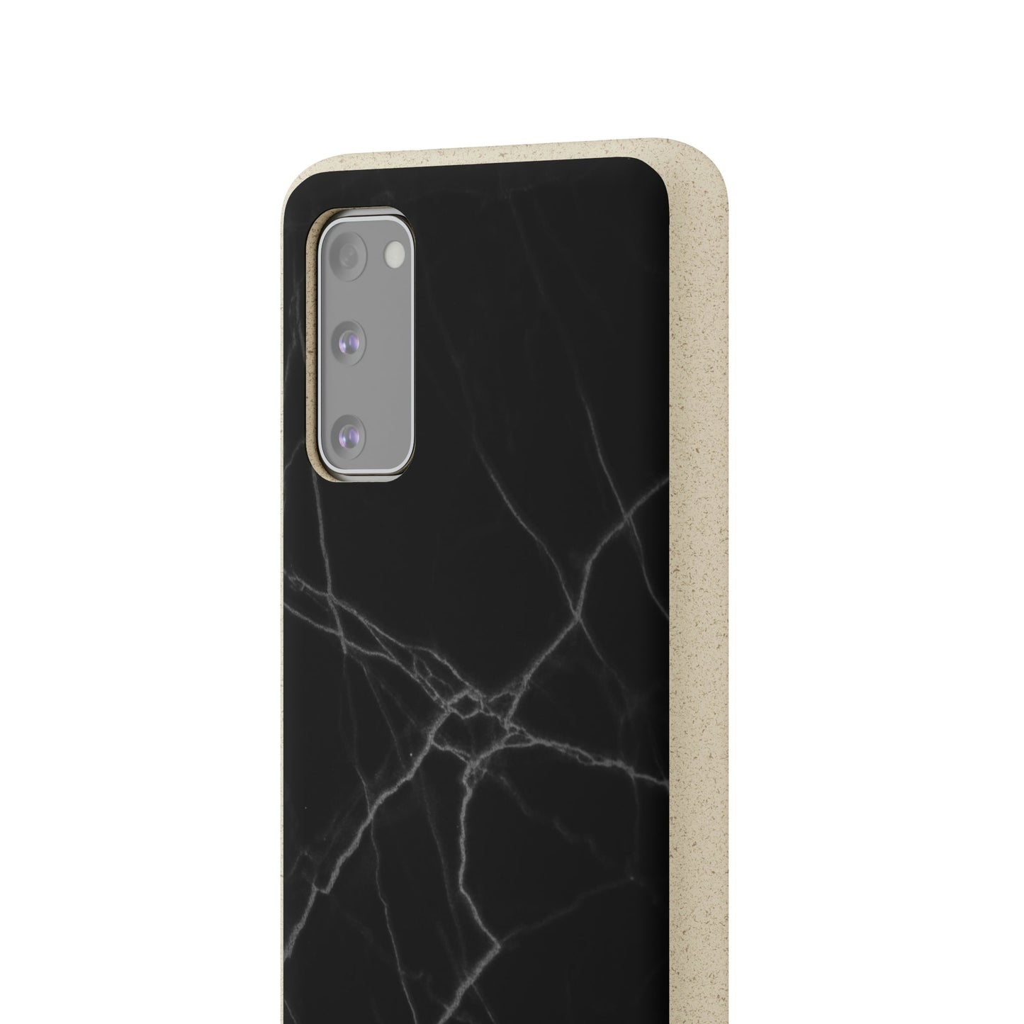 Biodegradeable iPhone Case Earth Friendly Android Phone Case-BLACK MARBLE | Biocase-PhoneCaseBoss-Phone-Best-Phone-Cases