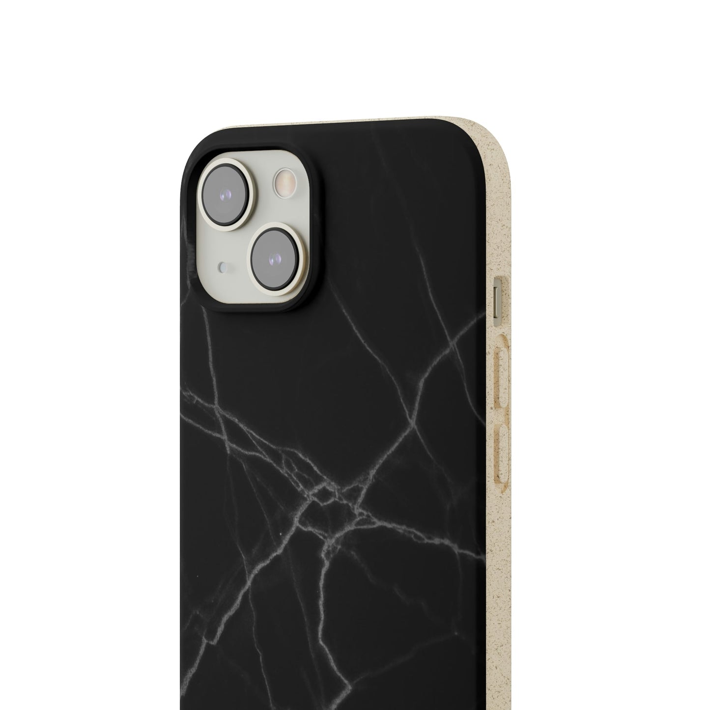 Biodegradeable iPhone Case Earth Friendly Android Phone Case-BLACK MARBLE | Biocase-PhoneCaseBoss-Phone-Best-Phone-Cases