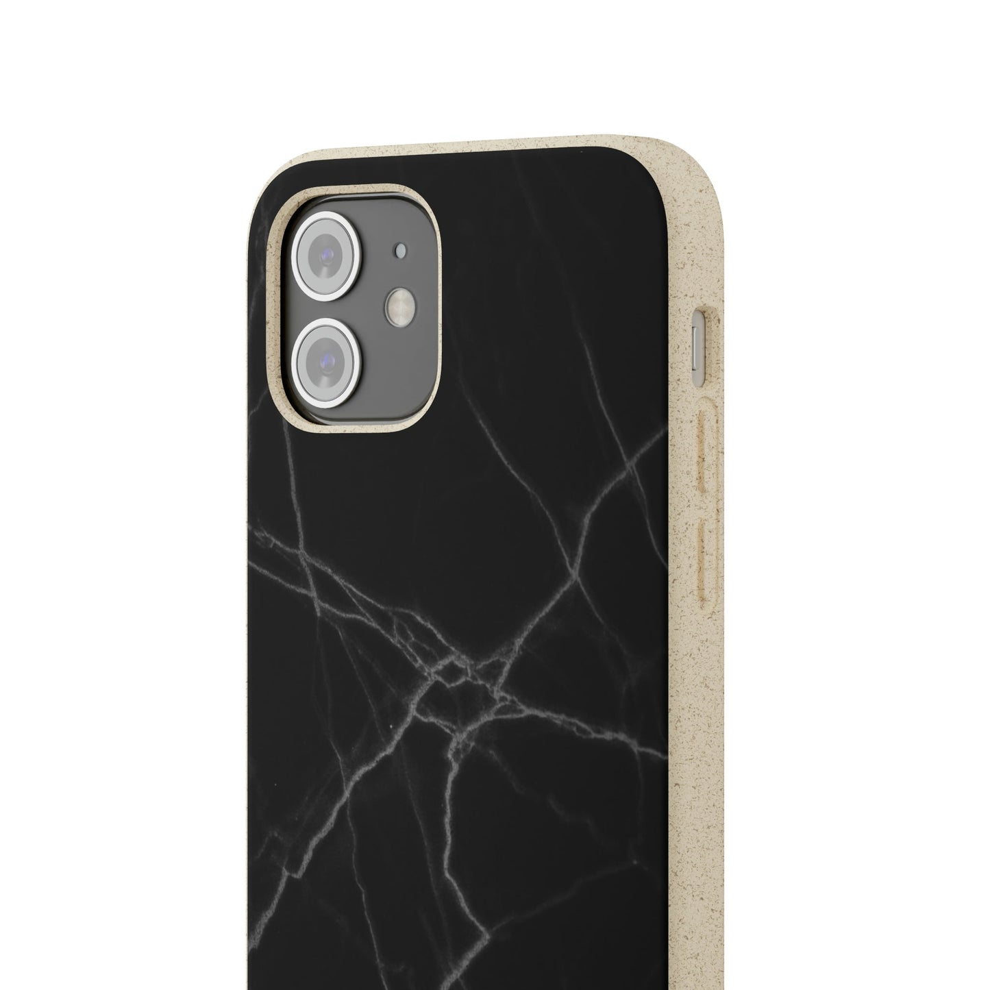 Biodegradeable iPhone Case Earth Friendly Android Phone Case-BLACK MARBLE | Biocase-PhoneCaseBoss-Phone-Best-Phone-Cases