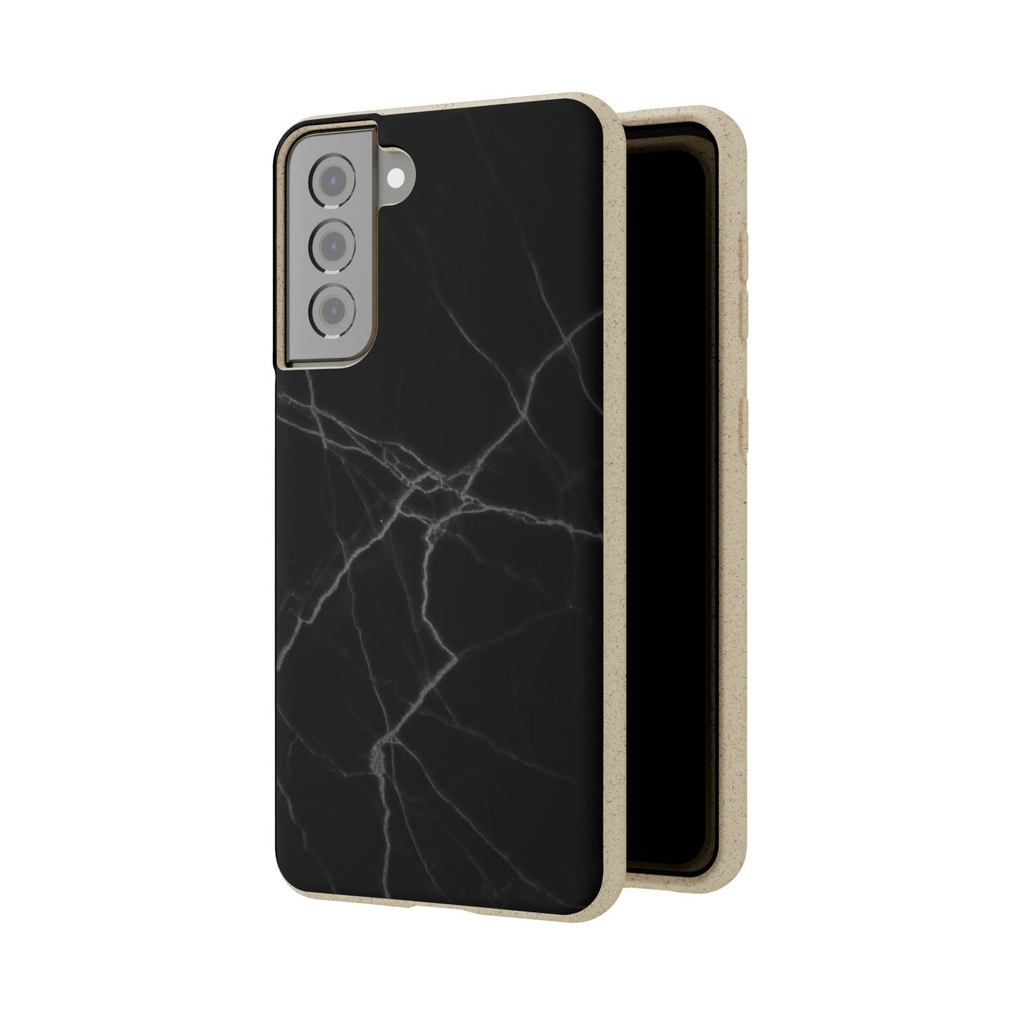 Biodegradeable iPhone Case Earth Friendly Android Phone Case-BLACK MARBLE | Biocase-PhoneCaseBoss-Phone-Best-Phone-Cases