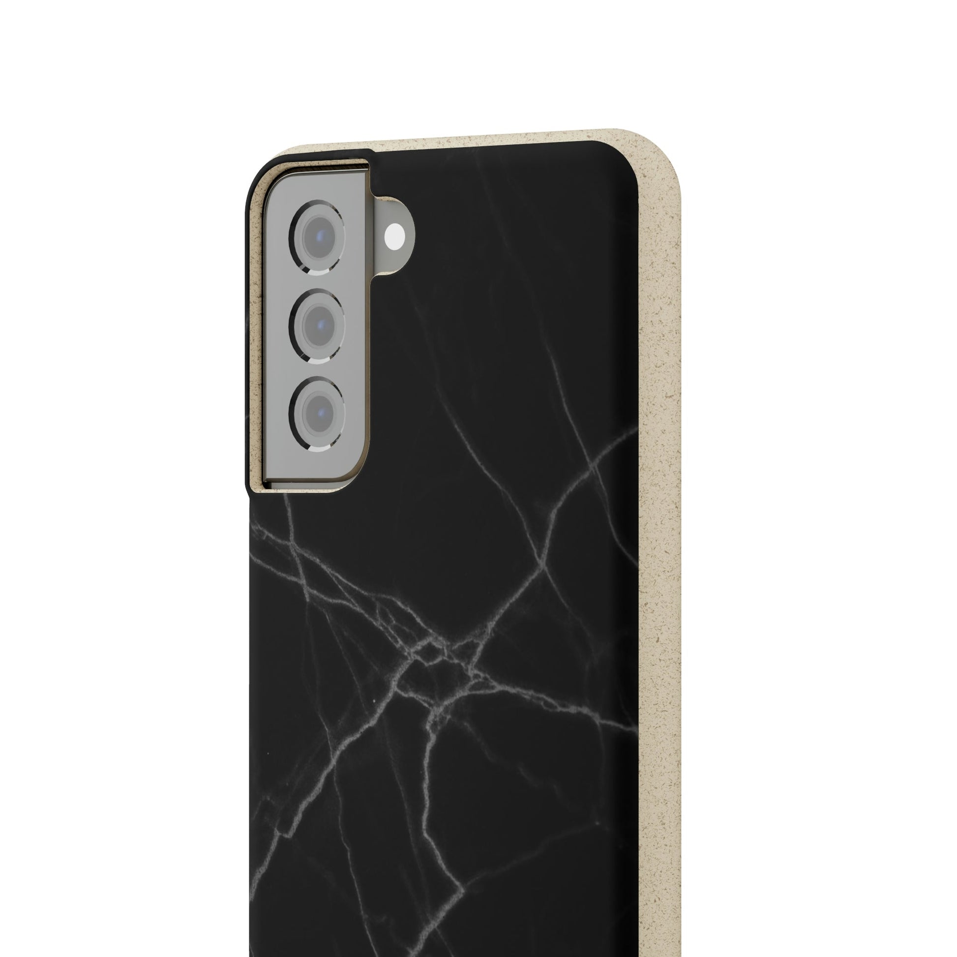 Biodegradeable iPhone Case Earth Friendly Android Phone Case-BLACK MARBLE | Biocase-PhoneCaseBoss-Phone-Best-Phone-Cases