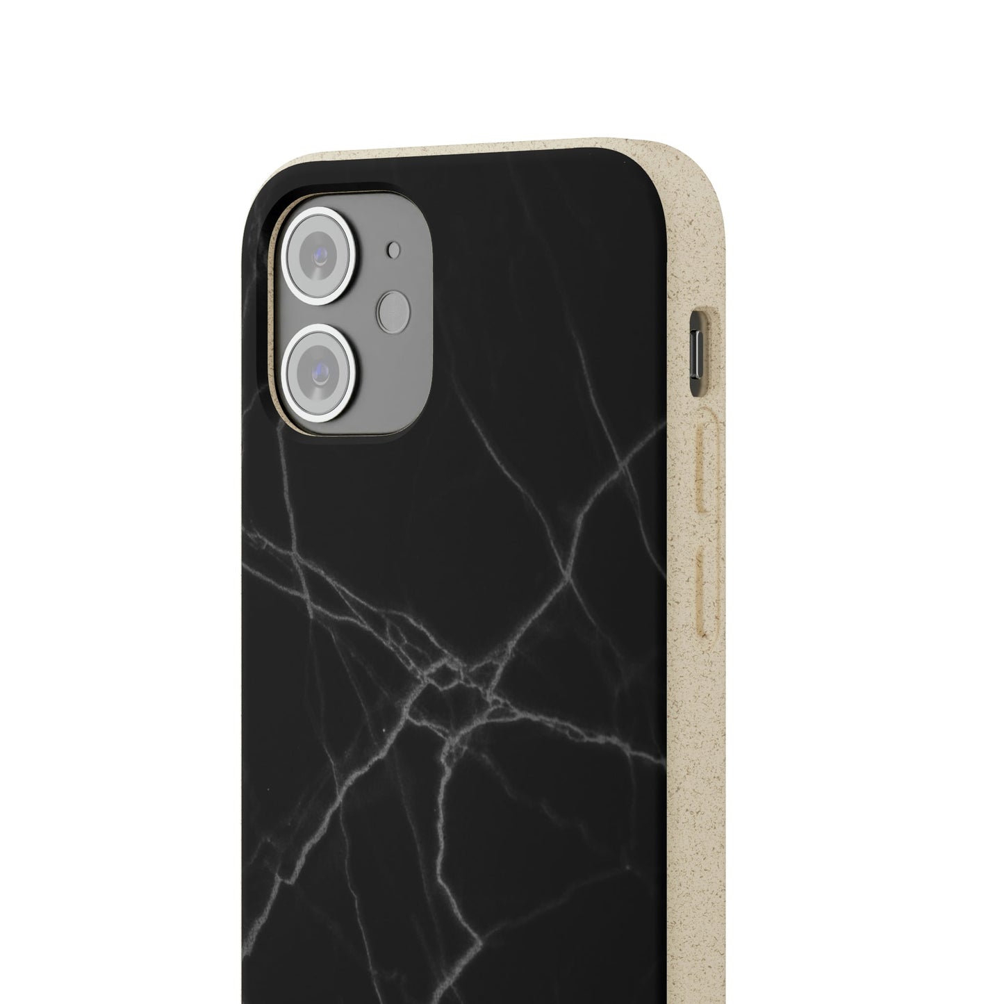 Biodegradeable iPhone Case Earth Friendly Android Phone Case-BLACK MARBLE | Biocase-PhoneCaseBoss-Phone-Best-Phone-Cases