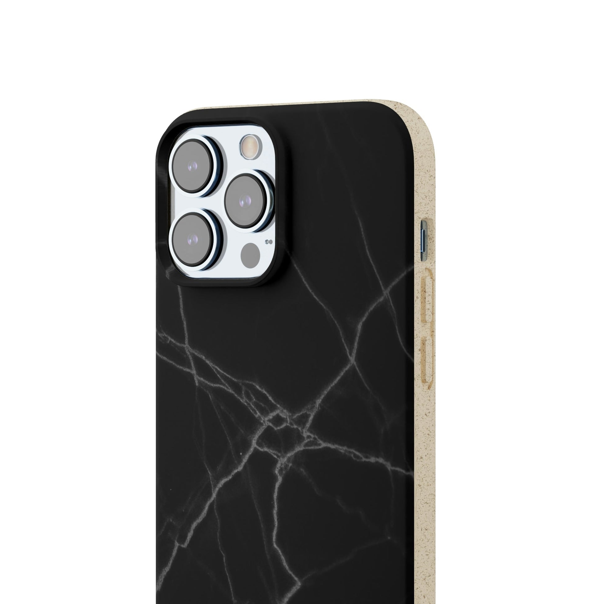 Biodegradeable iPhone Case Earth Friendly Android Phone Case-BLACK MARBLE | Biocase-PhoneCaseBoss-Phone-Best-Phone-Cases