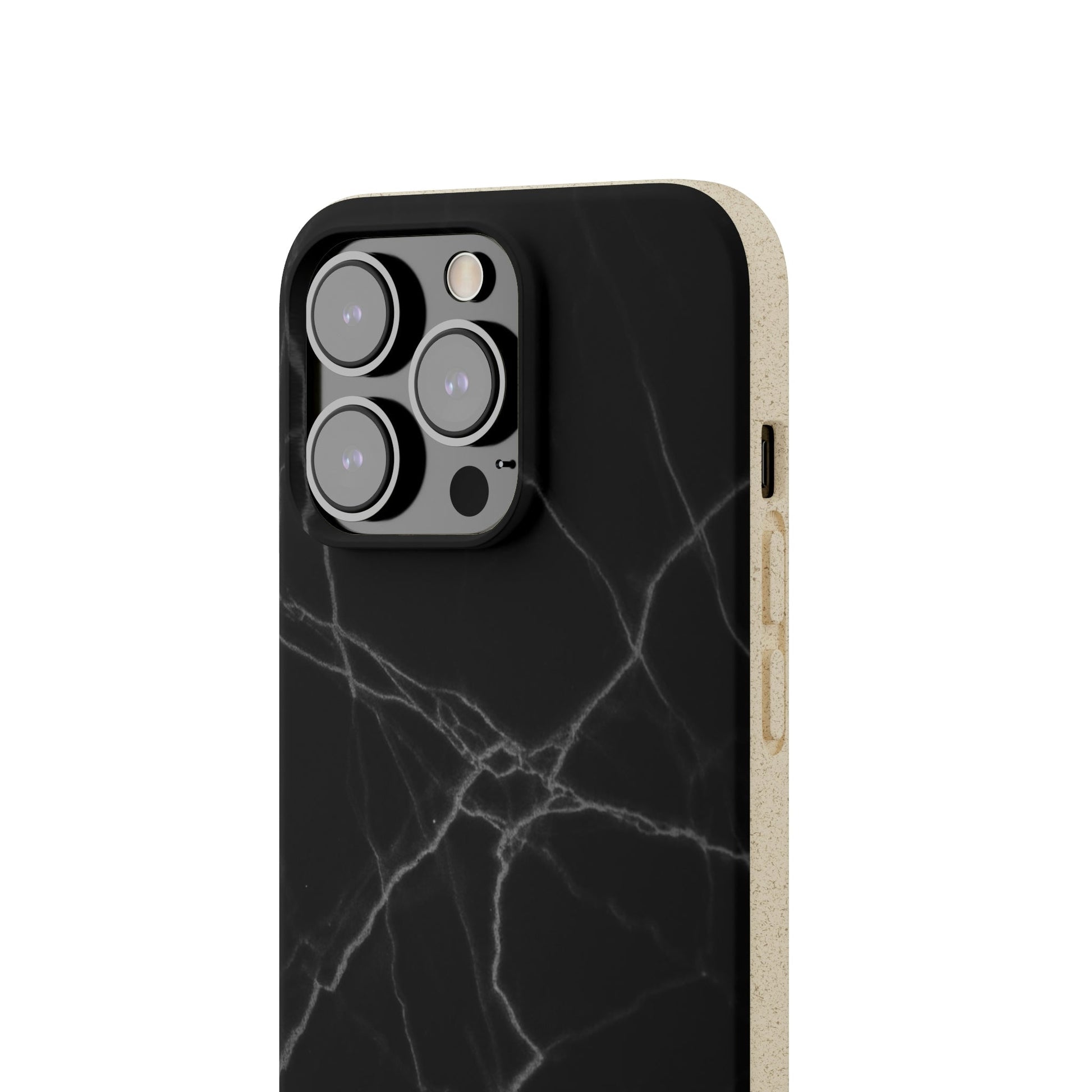 Biodegradeable iPhone Case Earth Friendly Android Phone Case-BLACK MARBLE | Biocase-PhoneCaseBoss-Phone-Best-Phone-Cases