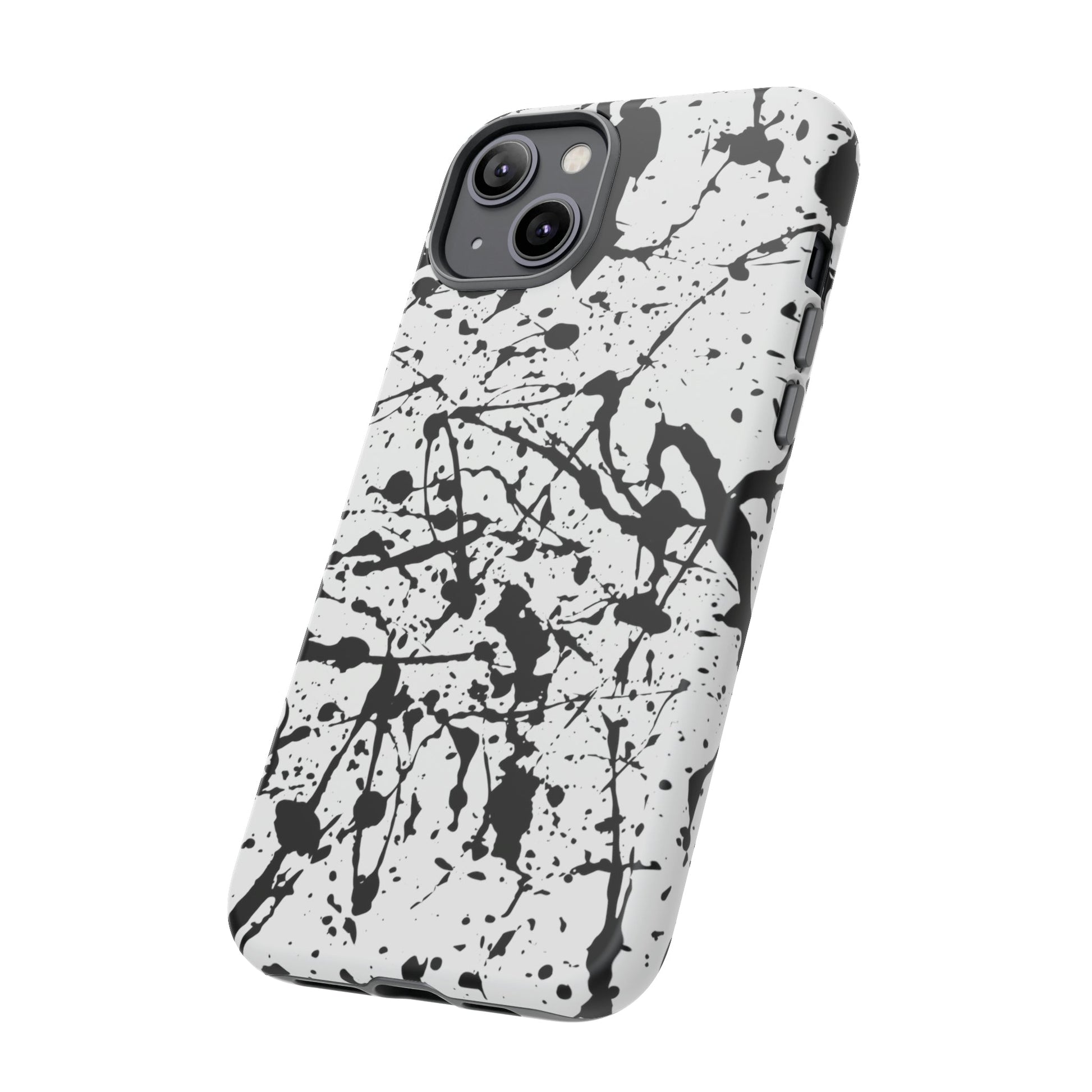 Phone Case-BLACK SPLATTER | Tough-PhoneCaseBoss-Phone-Best-Phone-Cases