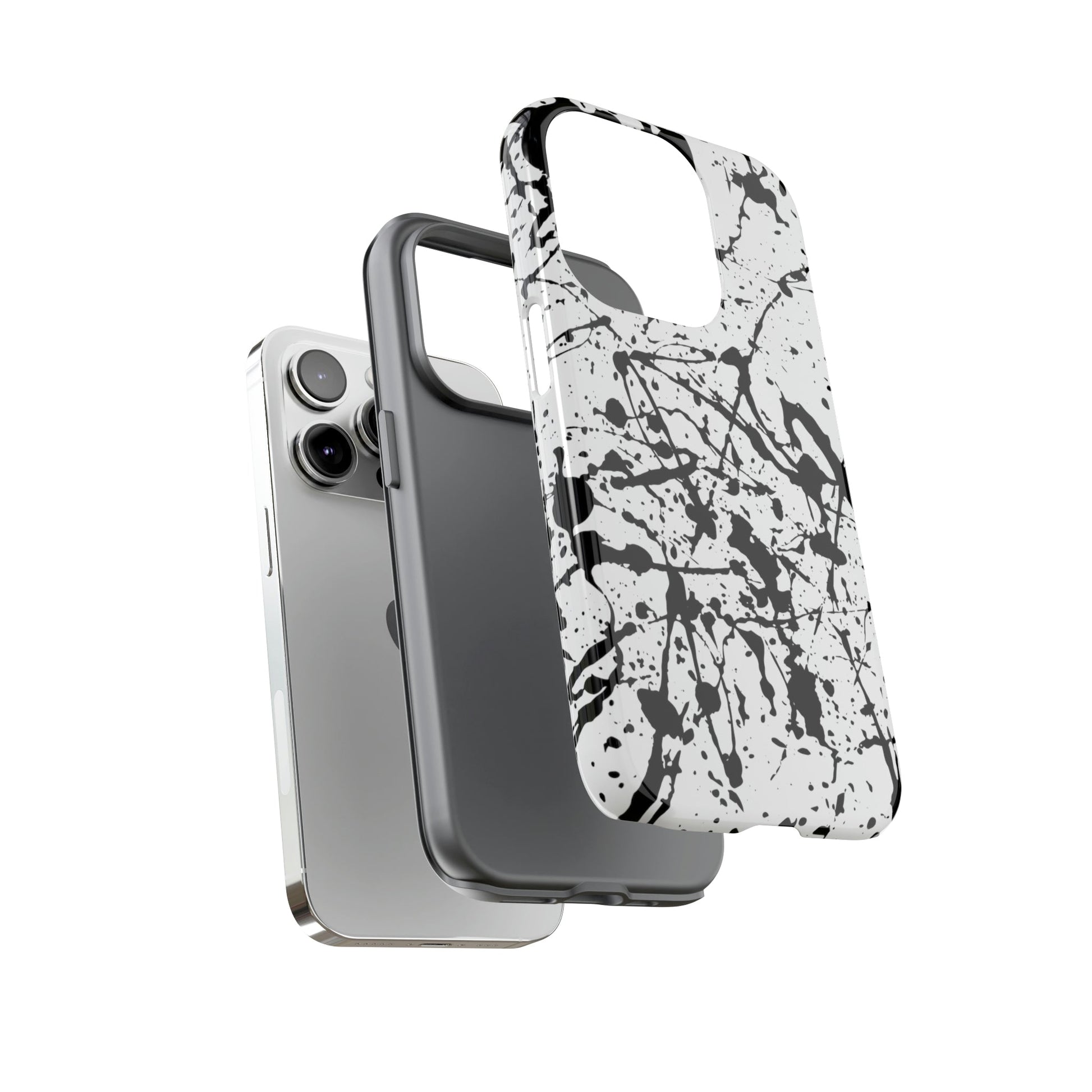 Phone Case-BLACK SPLATTER | Tough-PhoneCaseBoss-Phone-Best-Phone-Cases