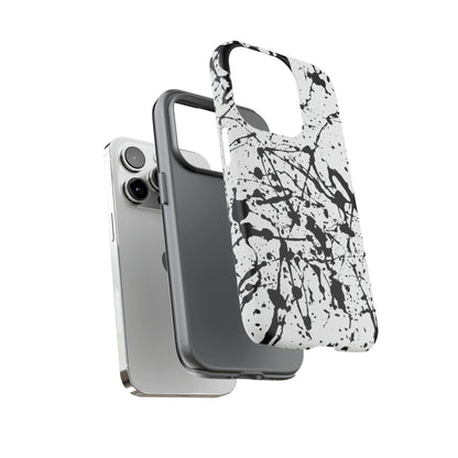 Phone Case-BLACK SPLATTER | Tough-PhoneCaseBoss-Phone-Best-Phone-Cases