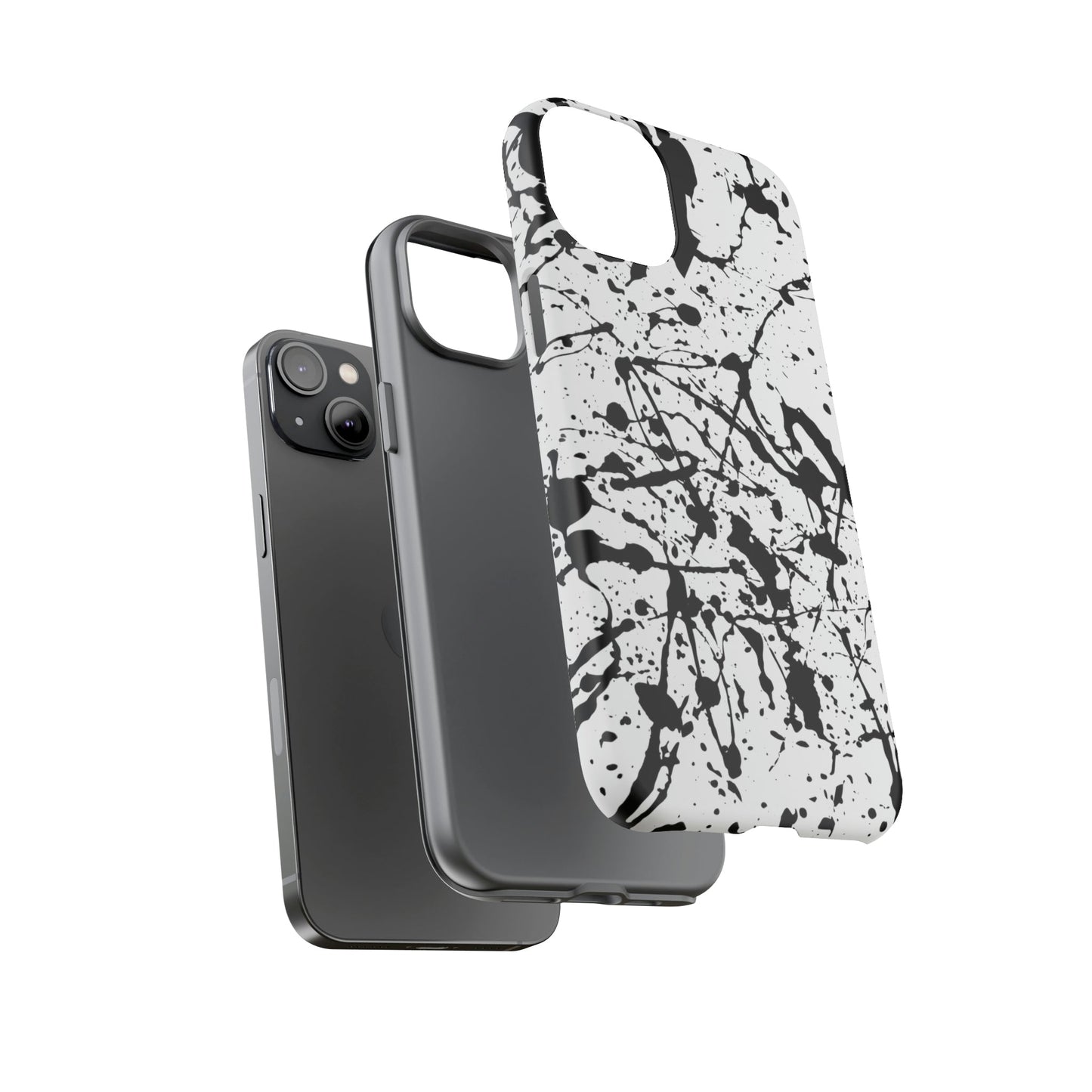 Phone Case-BLACK SPLATTER | Tough-PhoneCaseBoss-Phone-Best-Phone-Cases