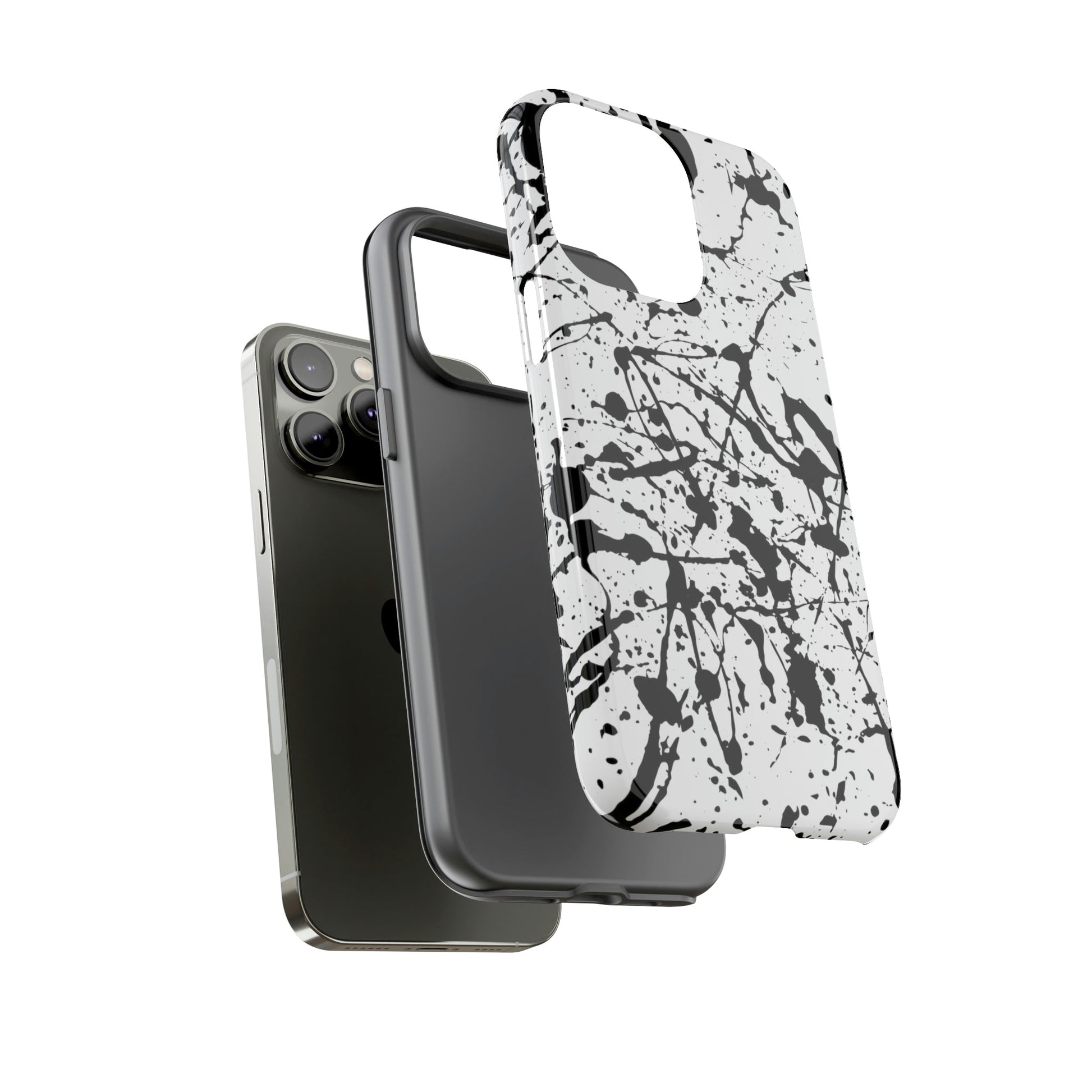 Phone Case-BLACK SPLATTER | Tough-PhoneCaseBoss-Phone-Best-Phone-Cases