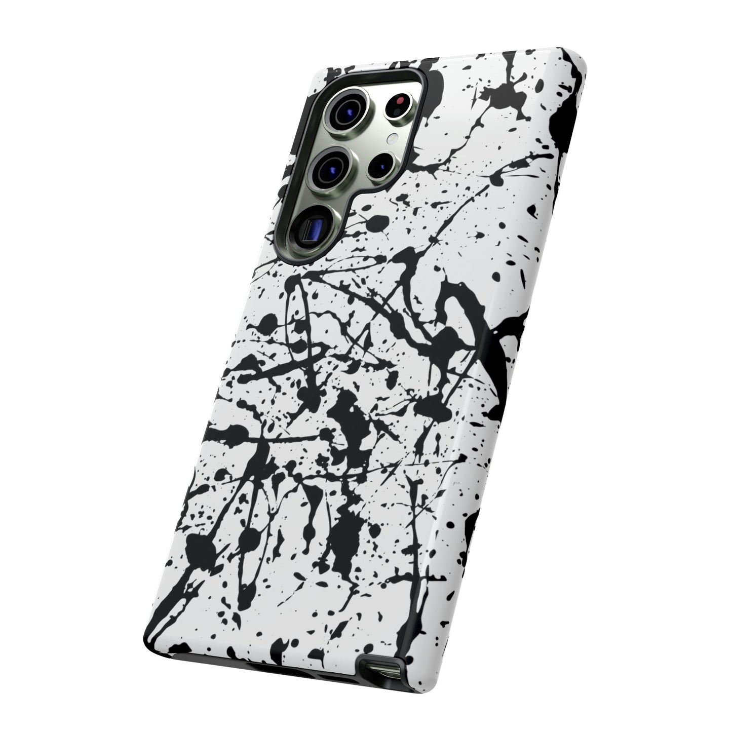 Phone Case-BLACK SPLATTER | Tough-PhoneCaseBoss-Phone-Best-Phone-Cases