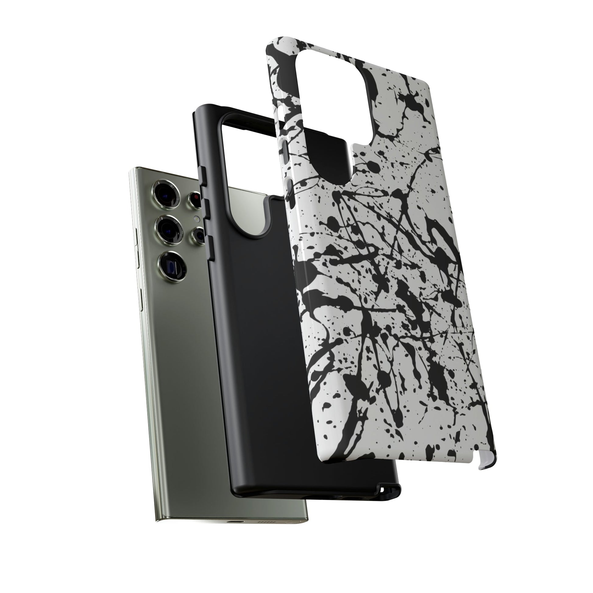 Phone Case-BLACK SPLATTER | Tough-PhoneCaseBoss-Phone-Best-Phone-Cases