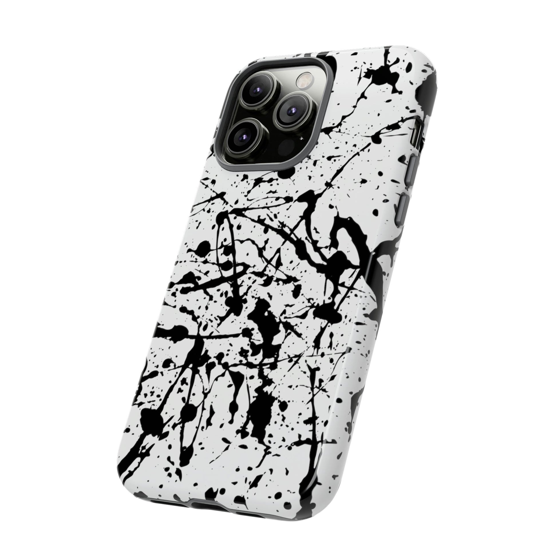 Phone Case-BLACK SPLATTER | Tough-PhoneCaseBoss-Phone-Best-Phone-Cases