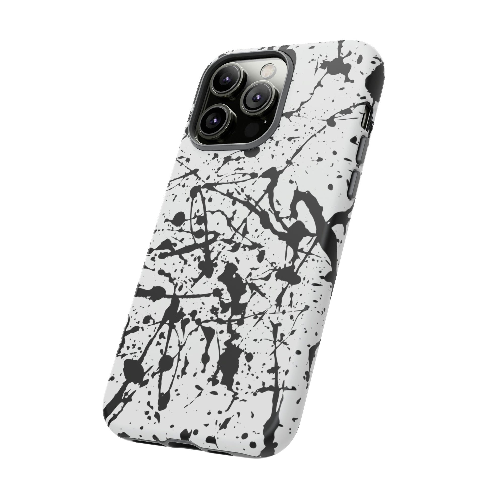 Phone Case-BLACK SPLATTER | Tough-PhoneCaseBoss-Phone-Best-Phone-Cases