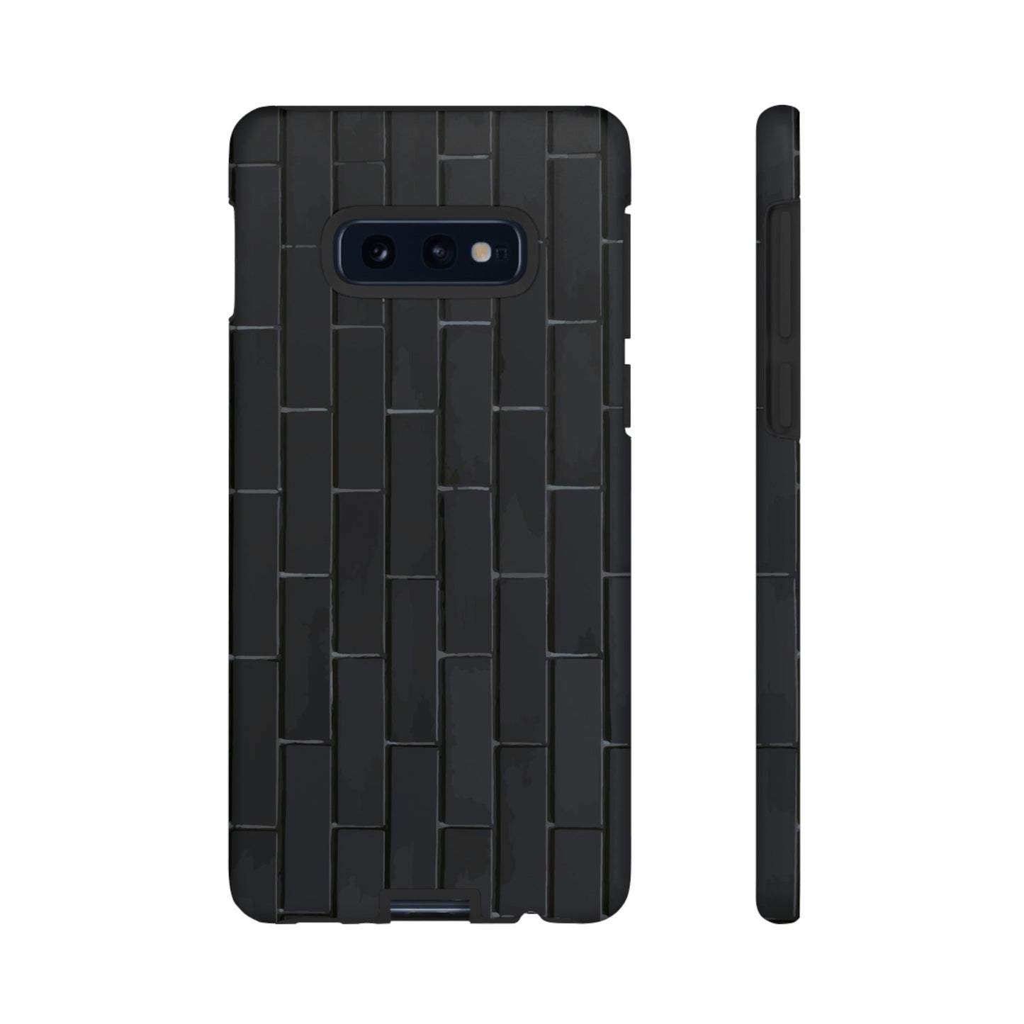 Phone Case-BLACK WALL | Tough-Samsung Galaxy S10E-Matte-PhoneCaseBoss-Phone-Best-Phone-Cases