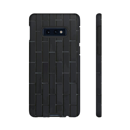 Phone Case-BLACK WALL | Tough-Samsung Galaxy S10E-Matte-PhoneCaseBoss-Phone-Best-Phone-Cases