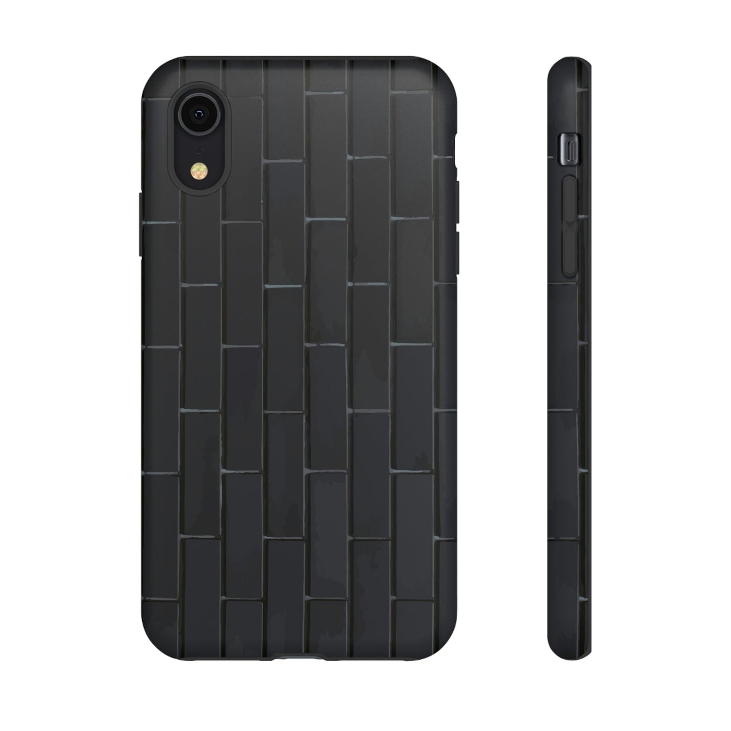 Phone Case-BLACK WALL | Tough-iPhone XR-Matte-PhoneCaseBoss-Phone-Best-Phone-Cases