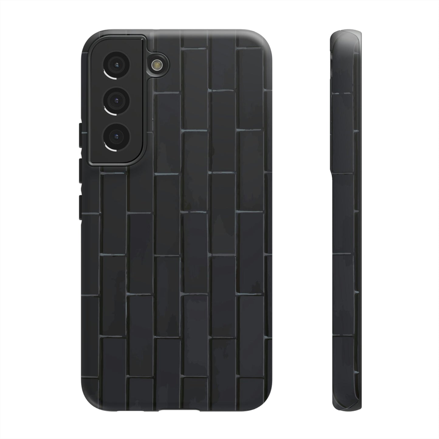 Phone Case-BLACK WALL | Tough-Samsung Galaxy S22-Matte-PhoneCaseBoss-Phone-Best-Phone-Cases