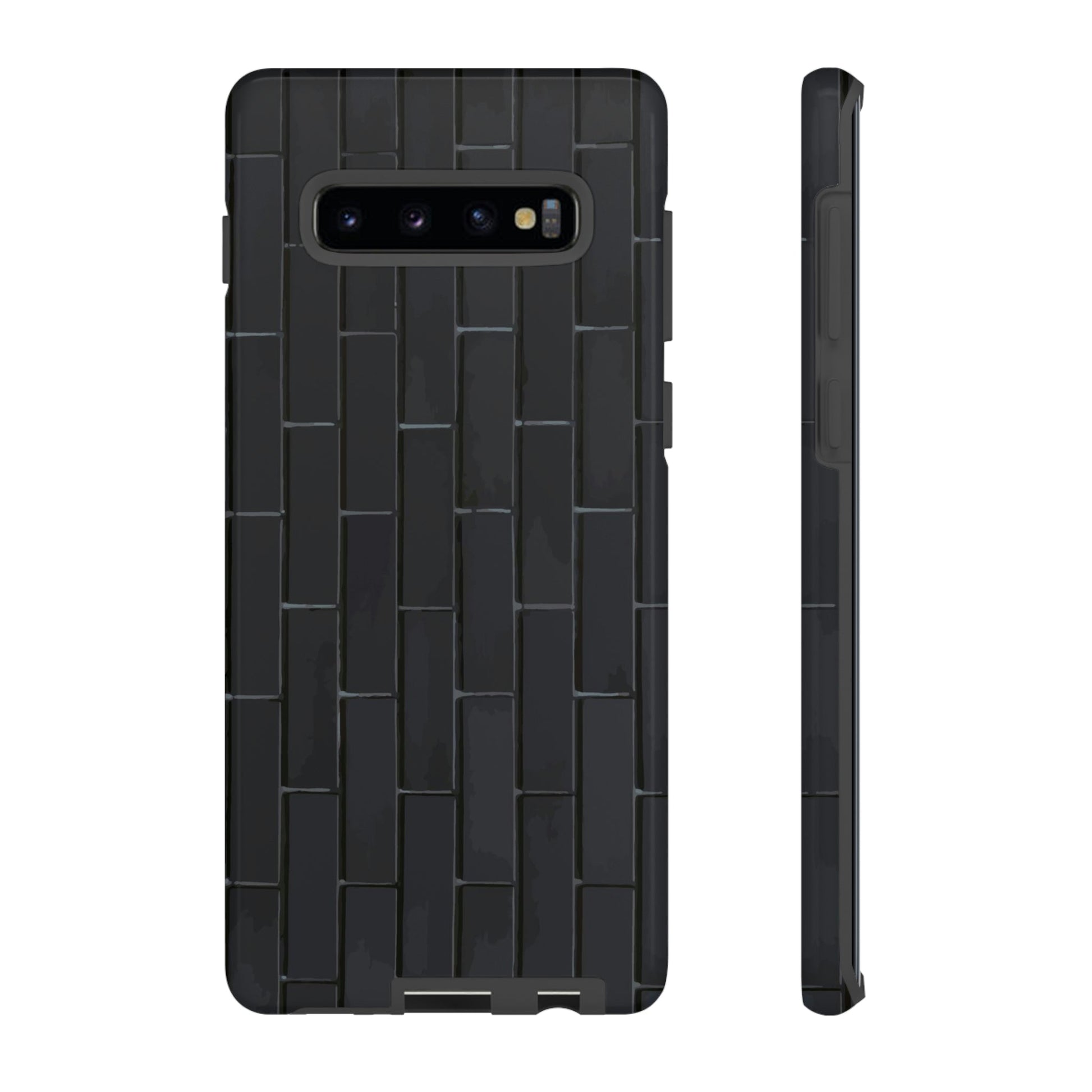 Phone Case-BLACK WALL | Tough-Samsung Galaxy S10 Plus-Glossy-PhoneCaseBoss-Phone-Best-Phone-Cases