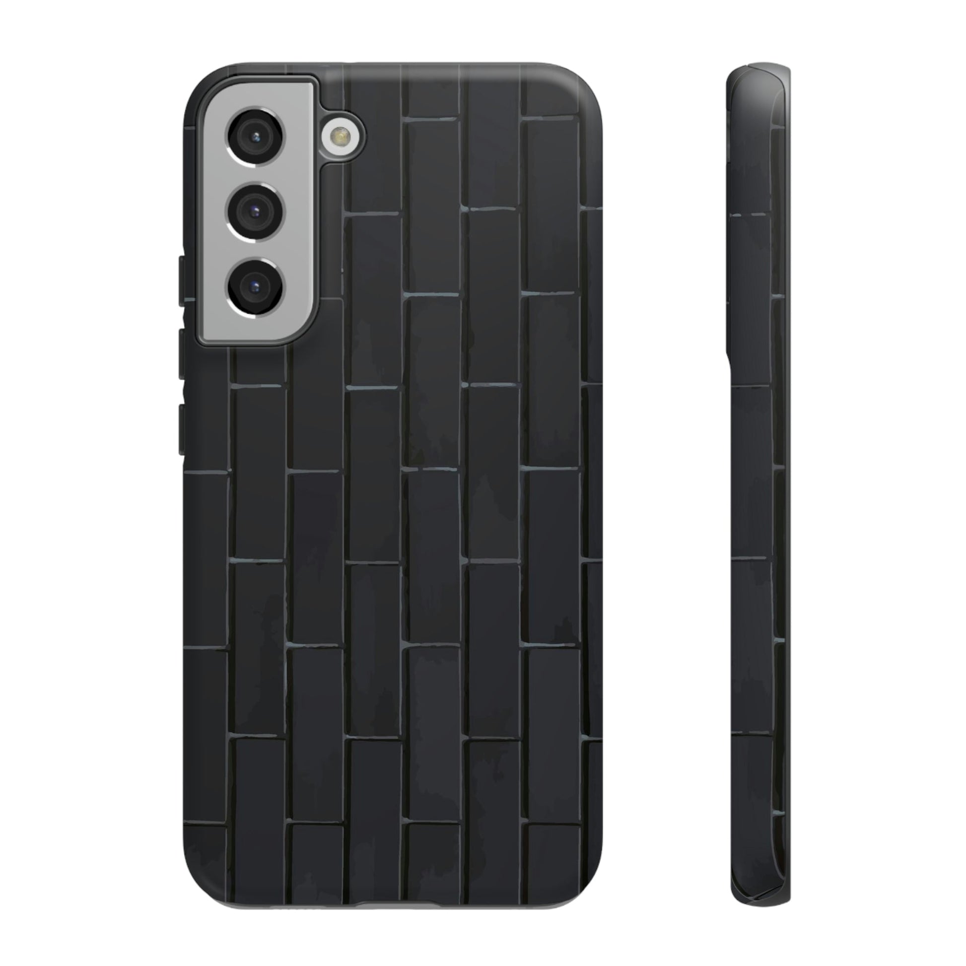 Phone Case-BLACK WALL | Tough-Samsung Galaxy S22 Plus-Matte-PhoneCaseBoss-Phone-Best-Phone-Cases