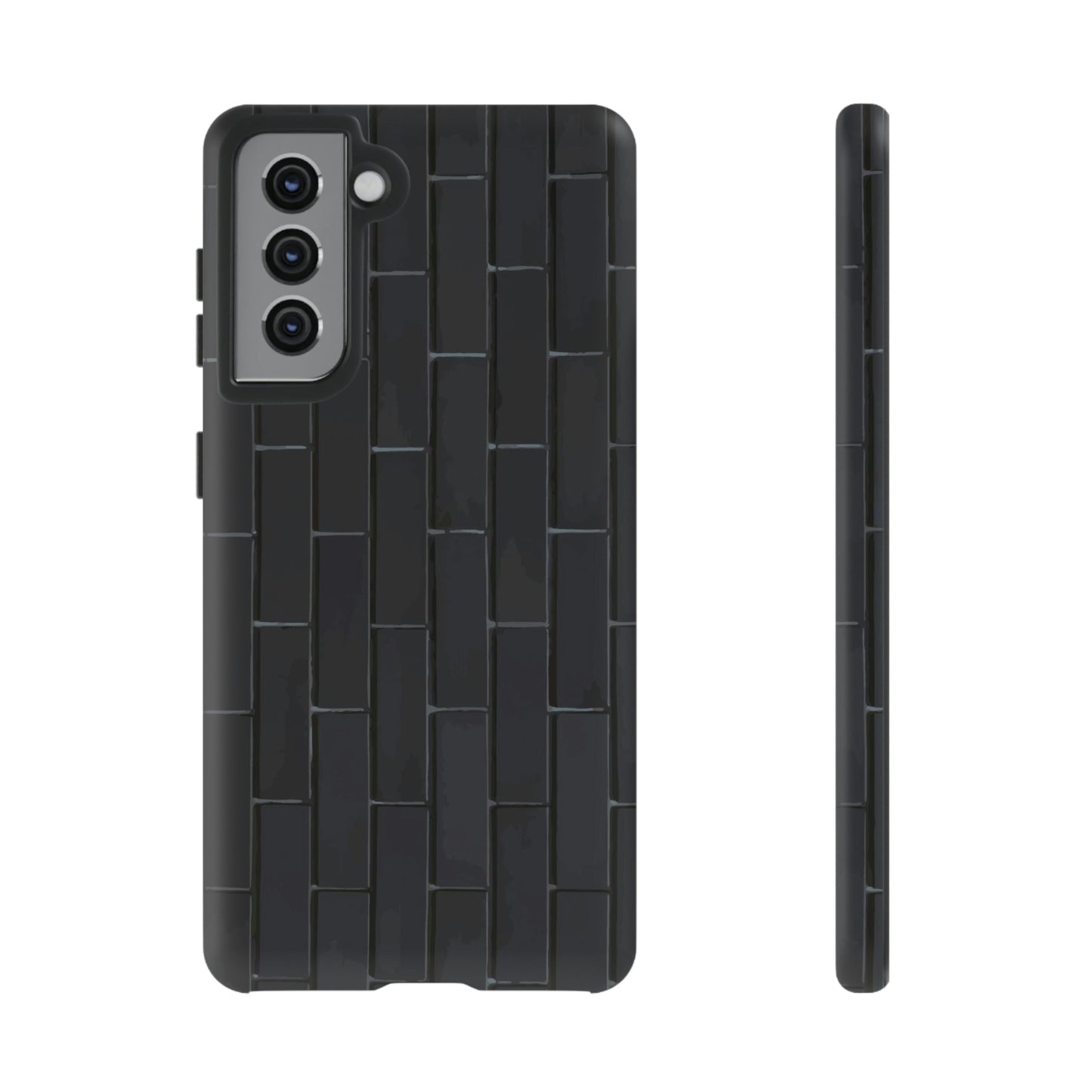 Phone Case-BLACK WALL | Tough-Samsung Galaxy S21-Matte-PhoneCaseBoss-Phone-Best-Phone-Cases