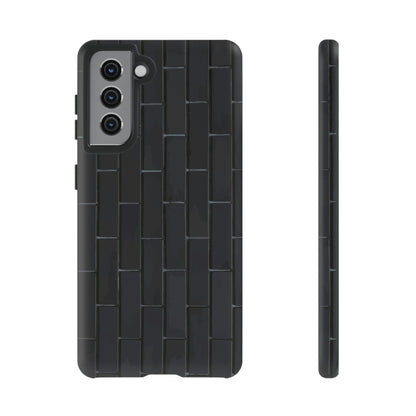 Phone Case-BLACK WALL | Tough-Samsung Galaxy S21-Matte-PhoneCaseBoss-Phone-Best-Phone-Cases