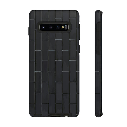 Phone Case-BLACK WALL | Tough-Samsung Galaxy S10-Matte-PhoneCaseBoss-Phone-Best-Phone-Cases