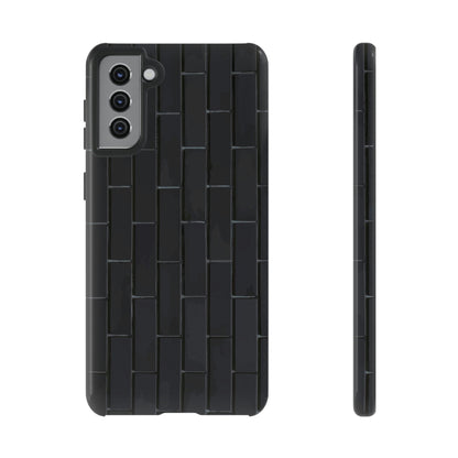 Phone Case-BLACK WALL | Tough-Samsung Galaxy S21 Plus-Glossy-PhoneCaseBoss-Phone-Best-Phone-Cases