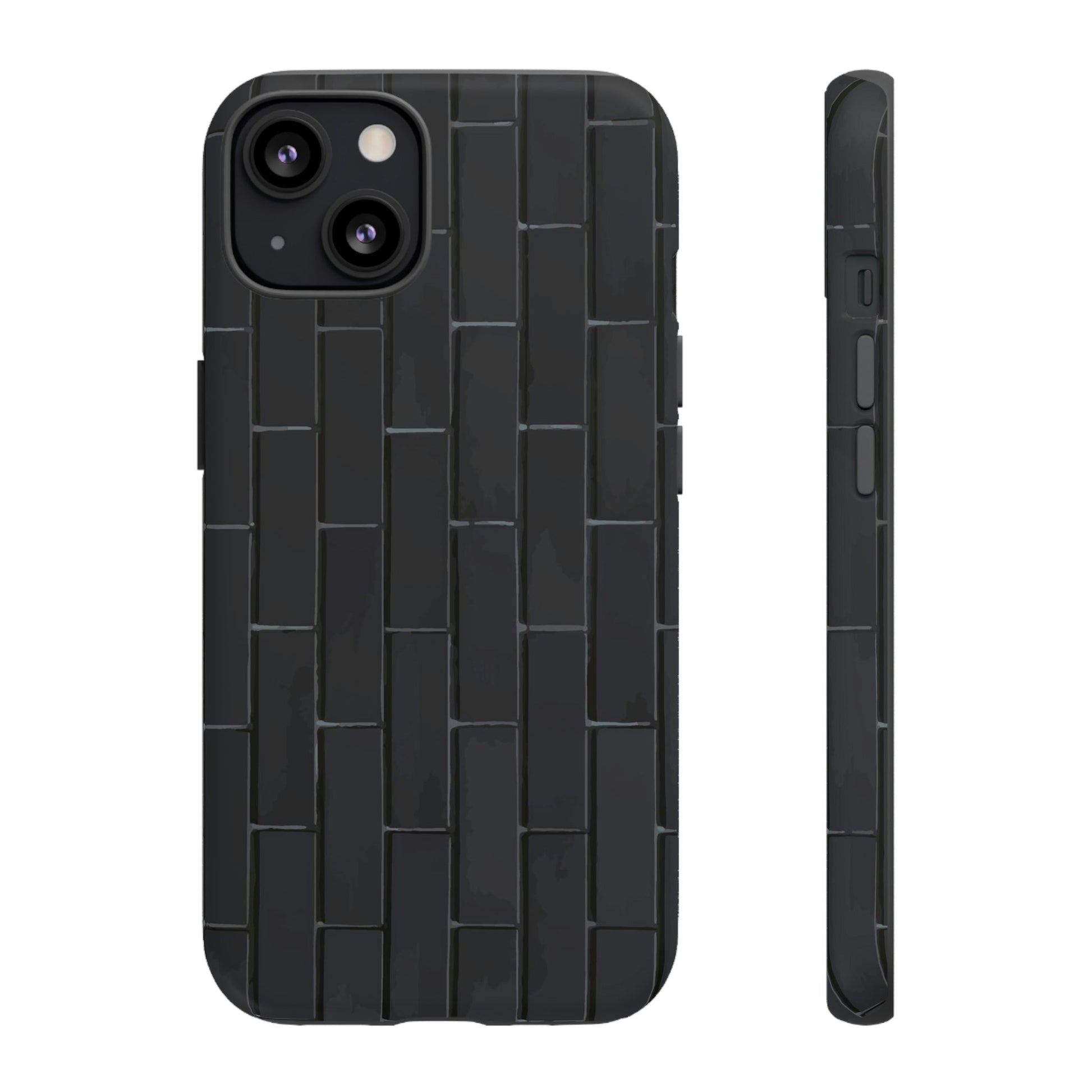 Phone Case-BLACK WALL | Tough-iPhone 13-Matte-PhoneCaseBoss-Phone-Best-Phone-Cases