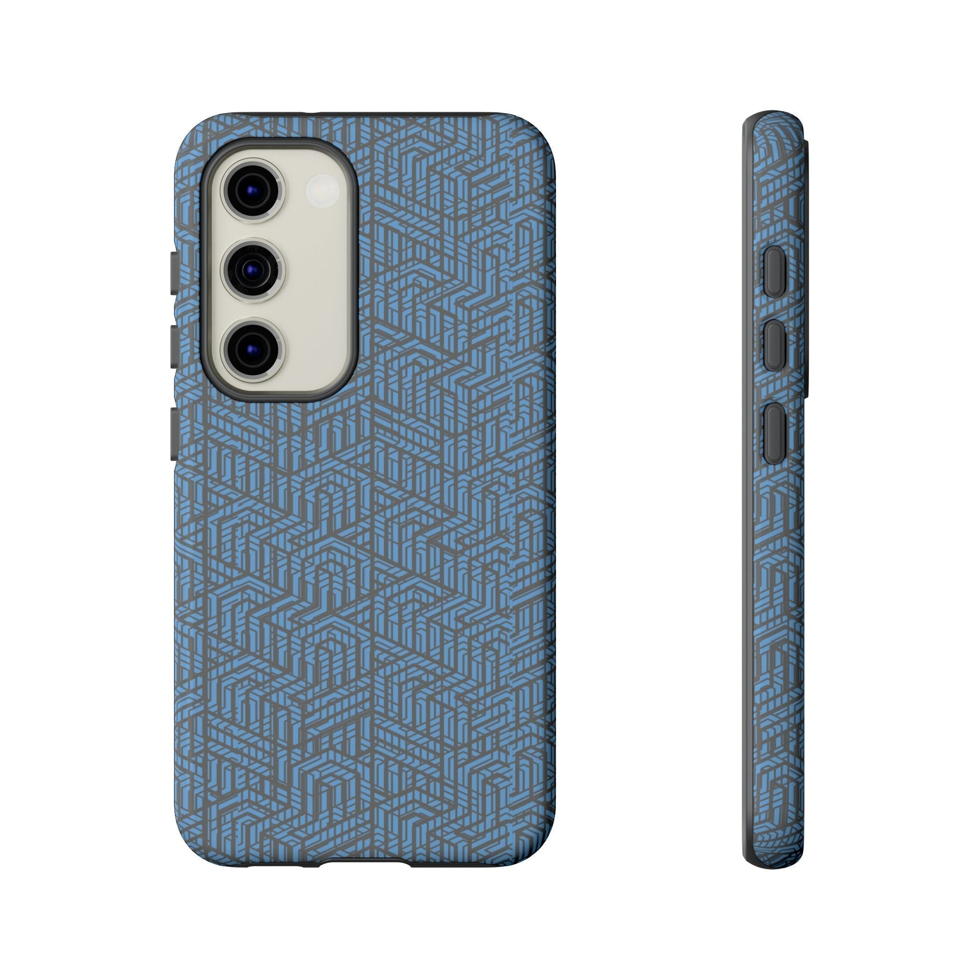 Phone Case-BLU GRADUS | Tough-Samsung Galaxy S23-Glossy-PhoneCaseBoss-Phone-Best-Phone-Cases