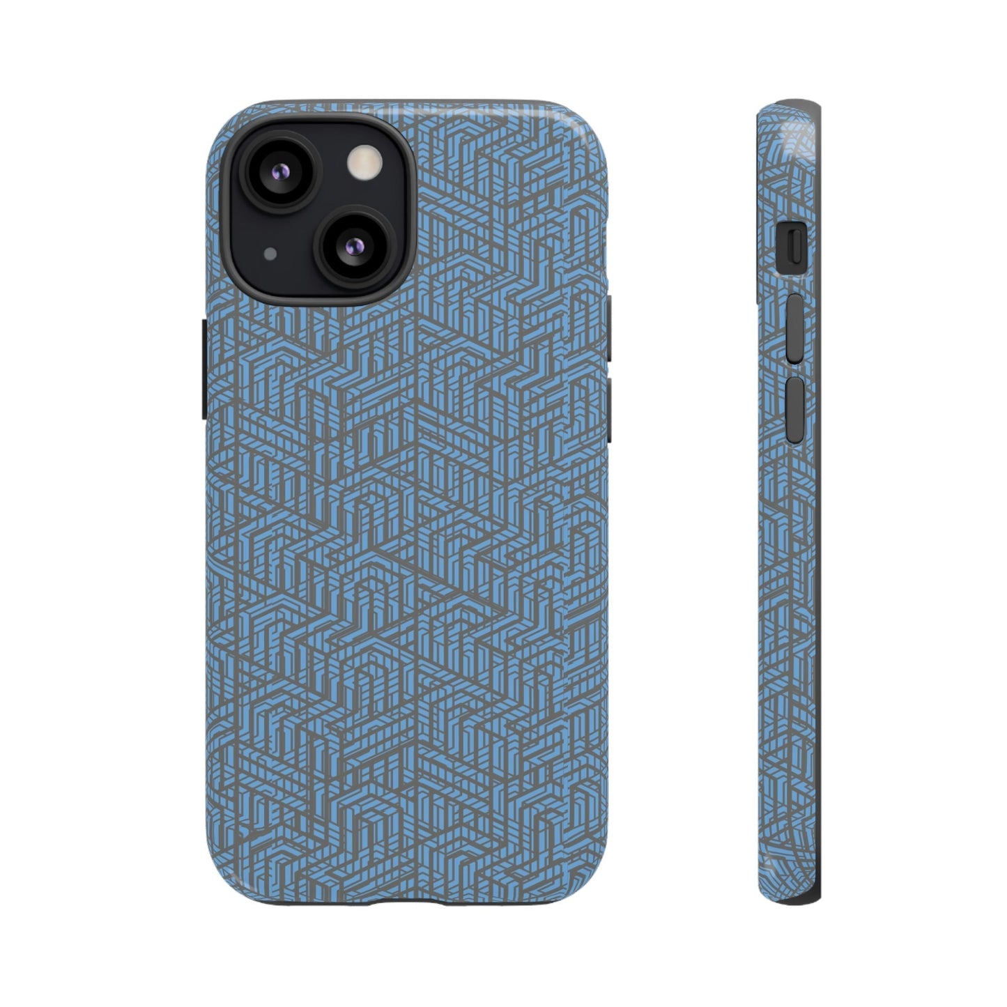 Phone Case-BLU GRADUS | Tough-iPhone 13 Mini-Glossy-PhoneCaseBoss-Phone-Best-Phone-Cases