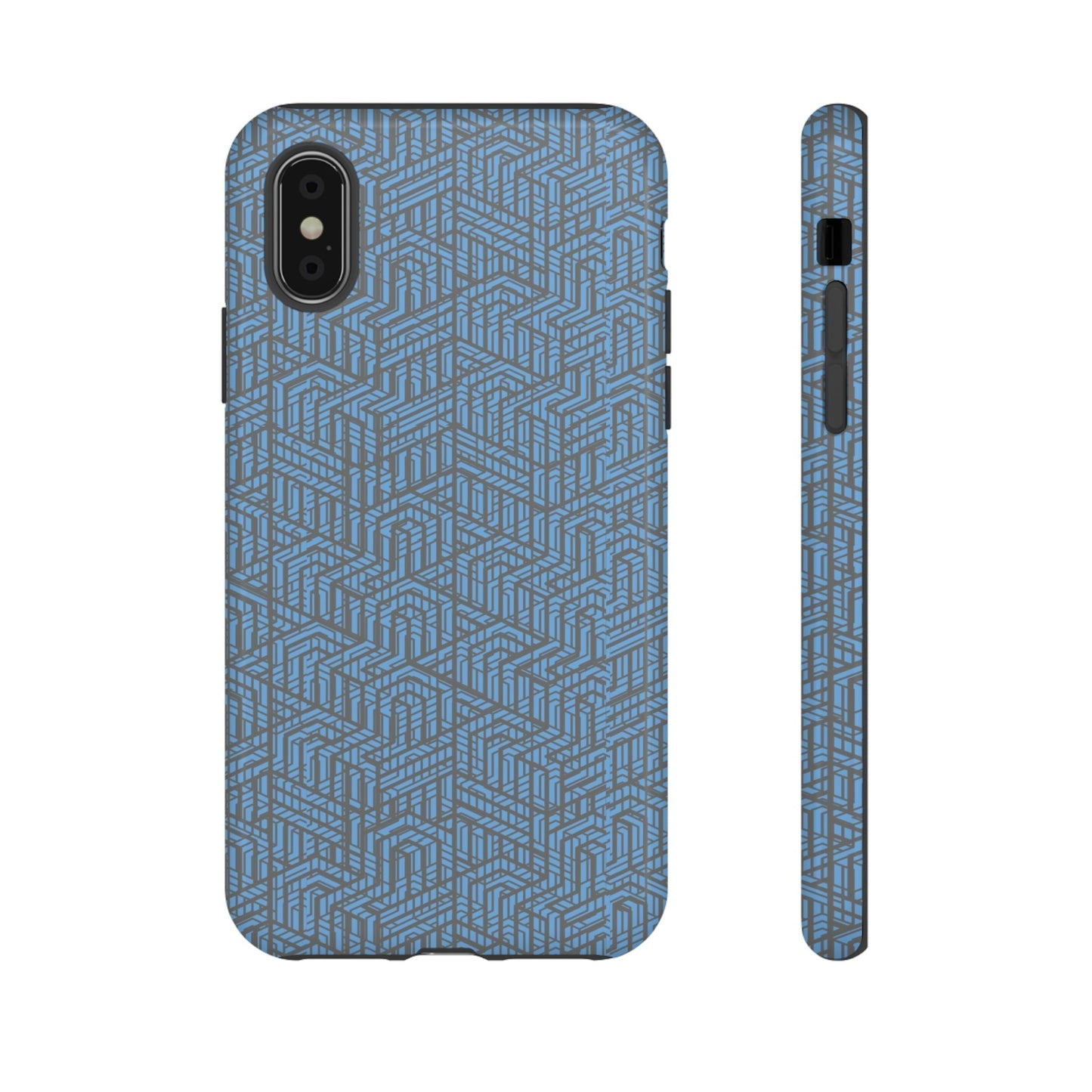 Phone Case-BLU GRADUS | Tough-iPhone X-Glossy-PhoneCaseBoss-Phone-Best-Phone-Cases