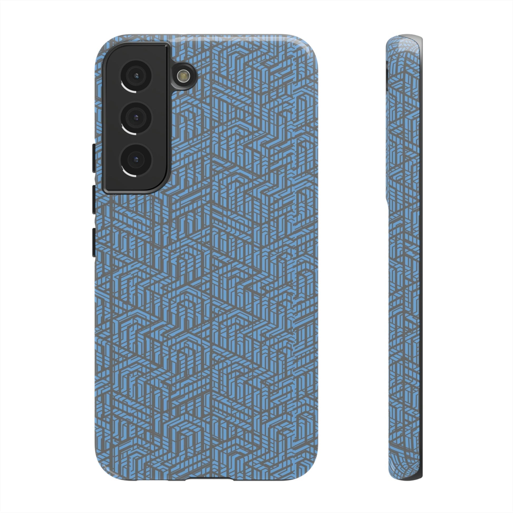 Phone Case-BLU GRADUS | Tough-Samsung Galaxy S22-Glossy-PhoneCaseBoss-Phone-Best-Phone-Cases