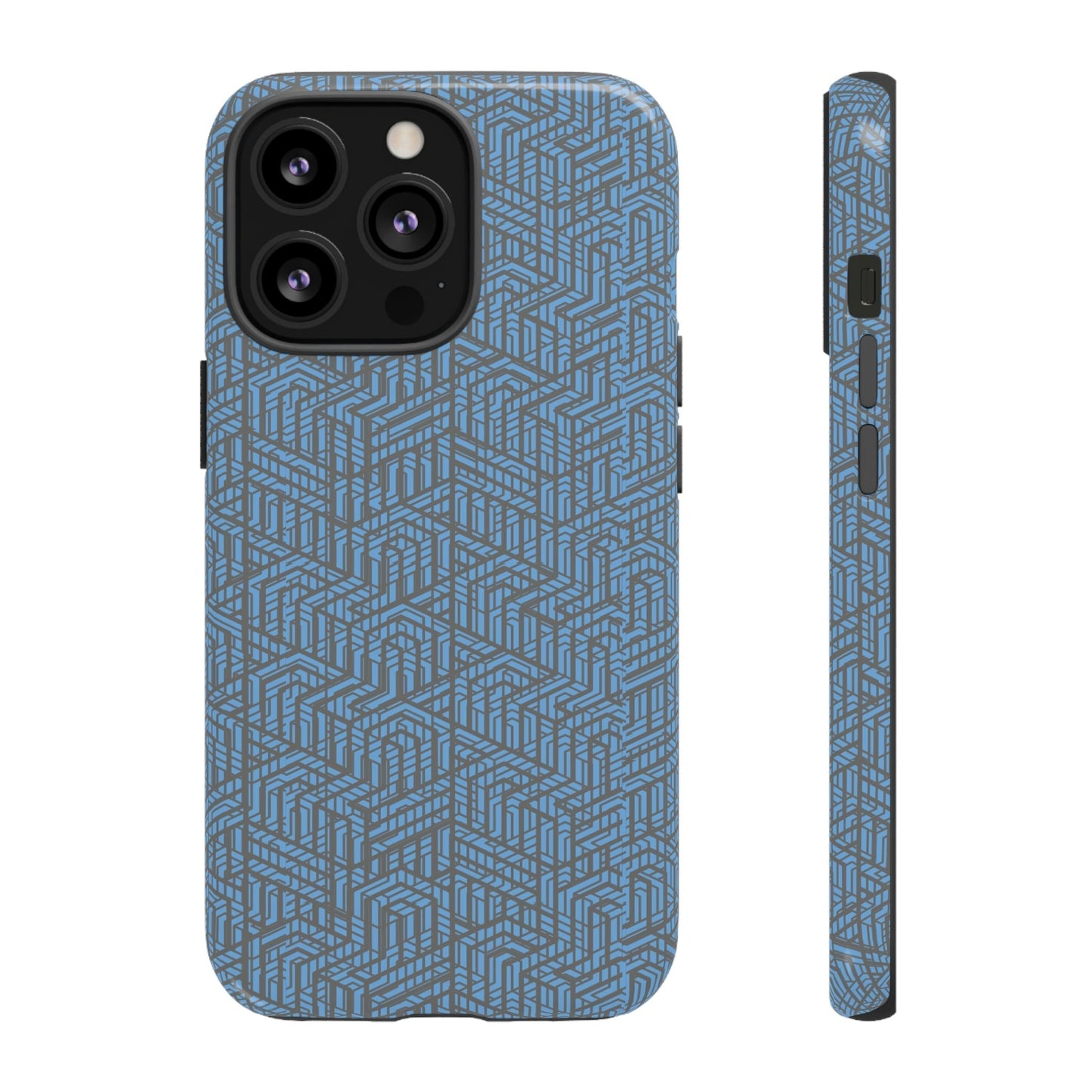 Phone Case-BLU GRADUS | Tough-iPhone 13 Pro-Glossy-PhoneCaseBoss-Phone-Best-Phone-Cases