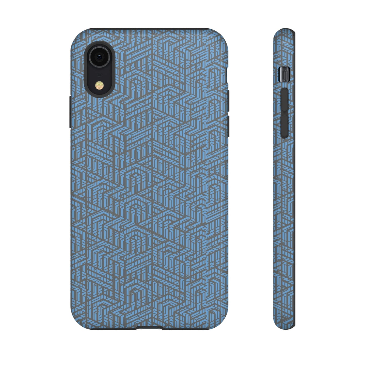 Phone Case-BLU GRADUS | Tough-iPhone XR-Glossy-PhoneCaseBoss-Phone-Best-Phone-Cases