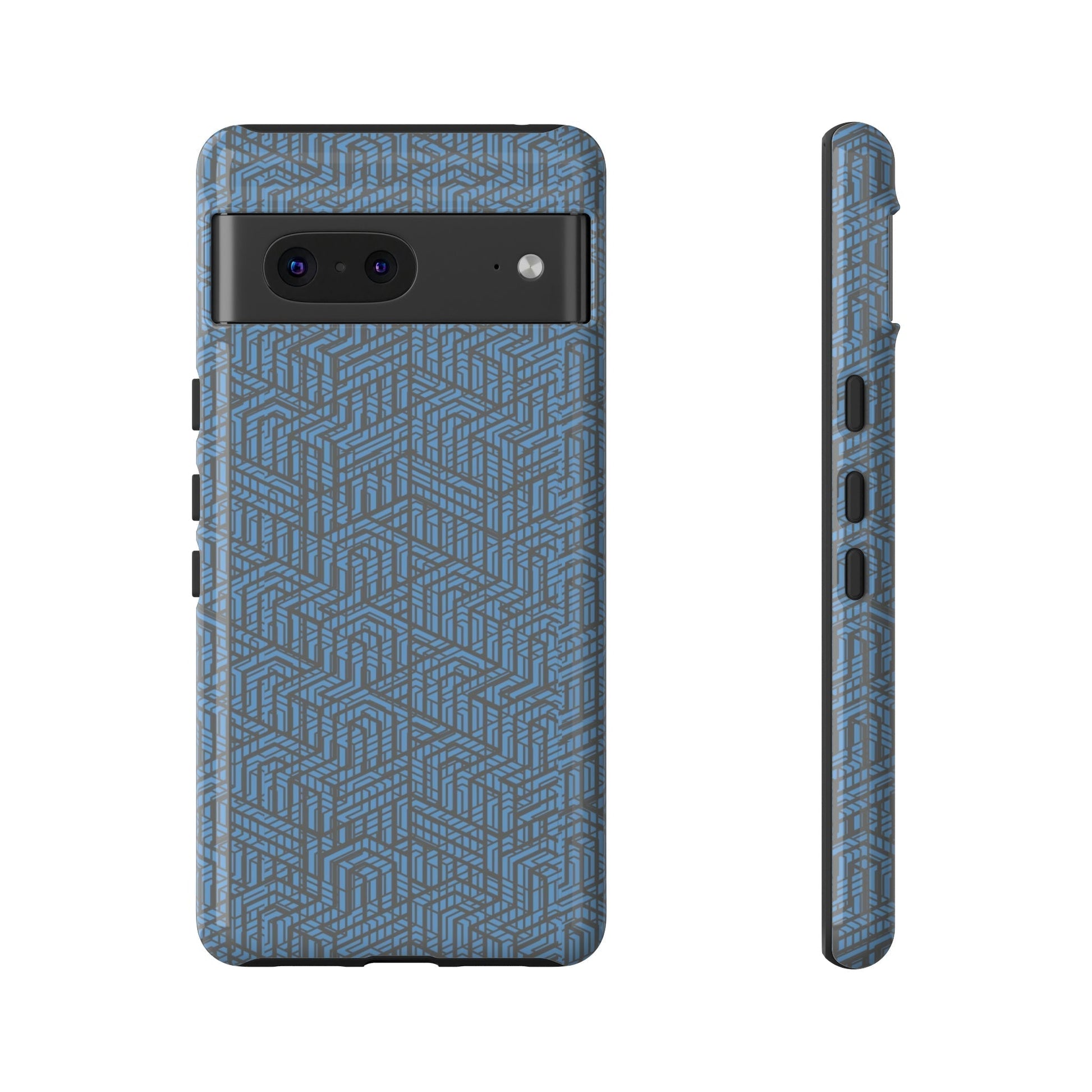 Phone Case-BLU GRADUS | Tough-Google Pixel 7-Glossy-PhoneCaseBoss-Phone-Best-Phone-Cases