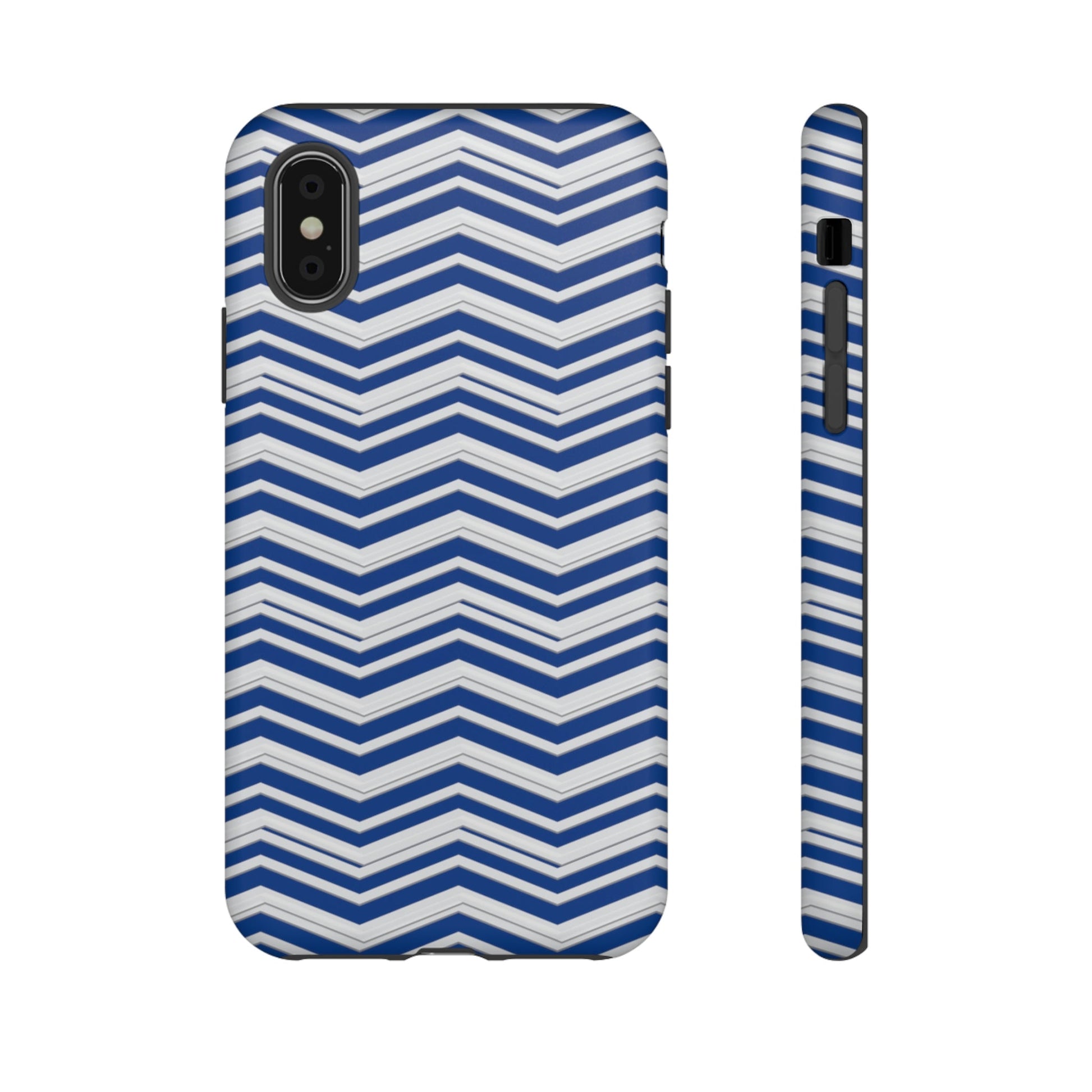 Phone Case-BLUE ANGLES | Tough-iPhone XS-Matte-PhoneCaseBoss-Phone-Best-Phone-Cases