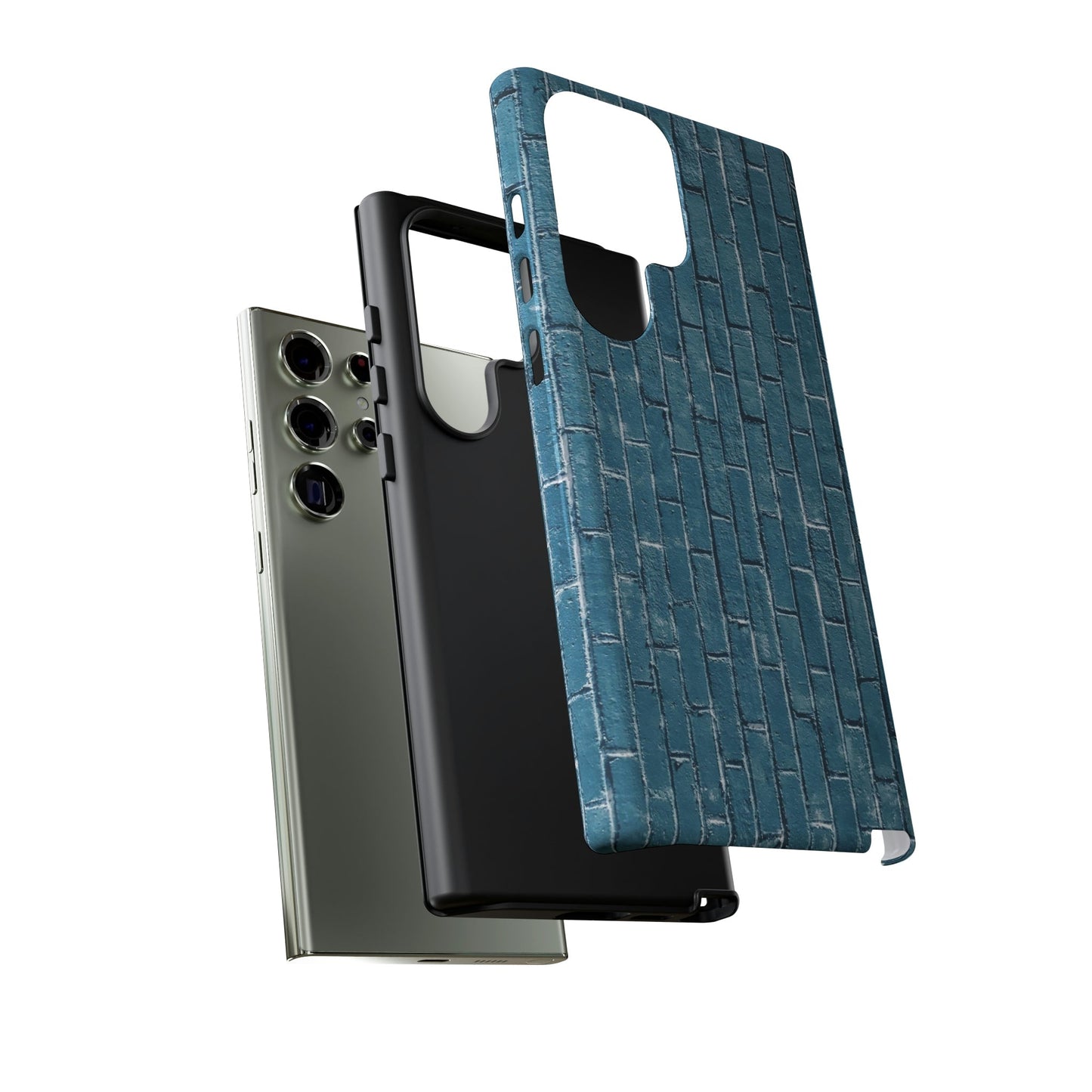 Phone Case-BLUE BRICK WALL | Tough-PhoneCaseBoss-Phone-Best-Phone-Cases