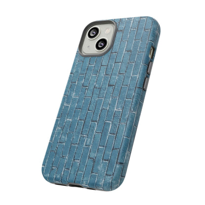 Phone Case-BLUE BRICK WALL | Tough-PhoneCaseBoss-Phone-Best-Phone-Cases