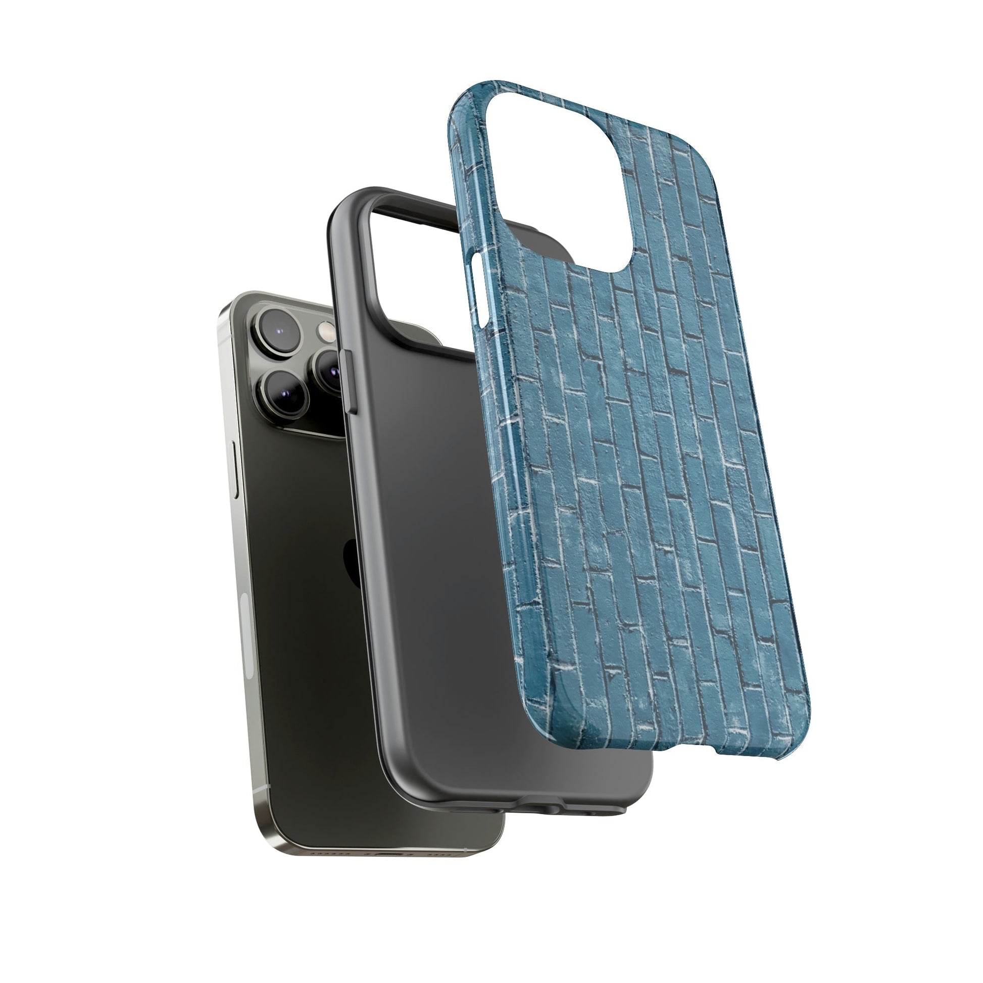 Phone Case-BLUE BRICK WALL | Tough-PhoneCaseBoss-Phone-Best-Phone-Cases