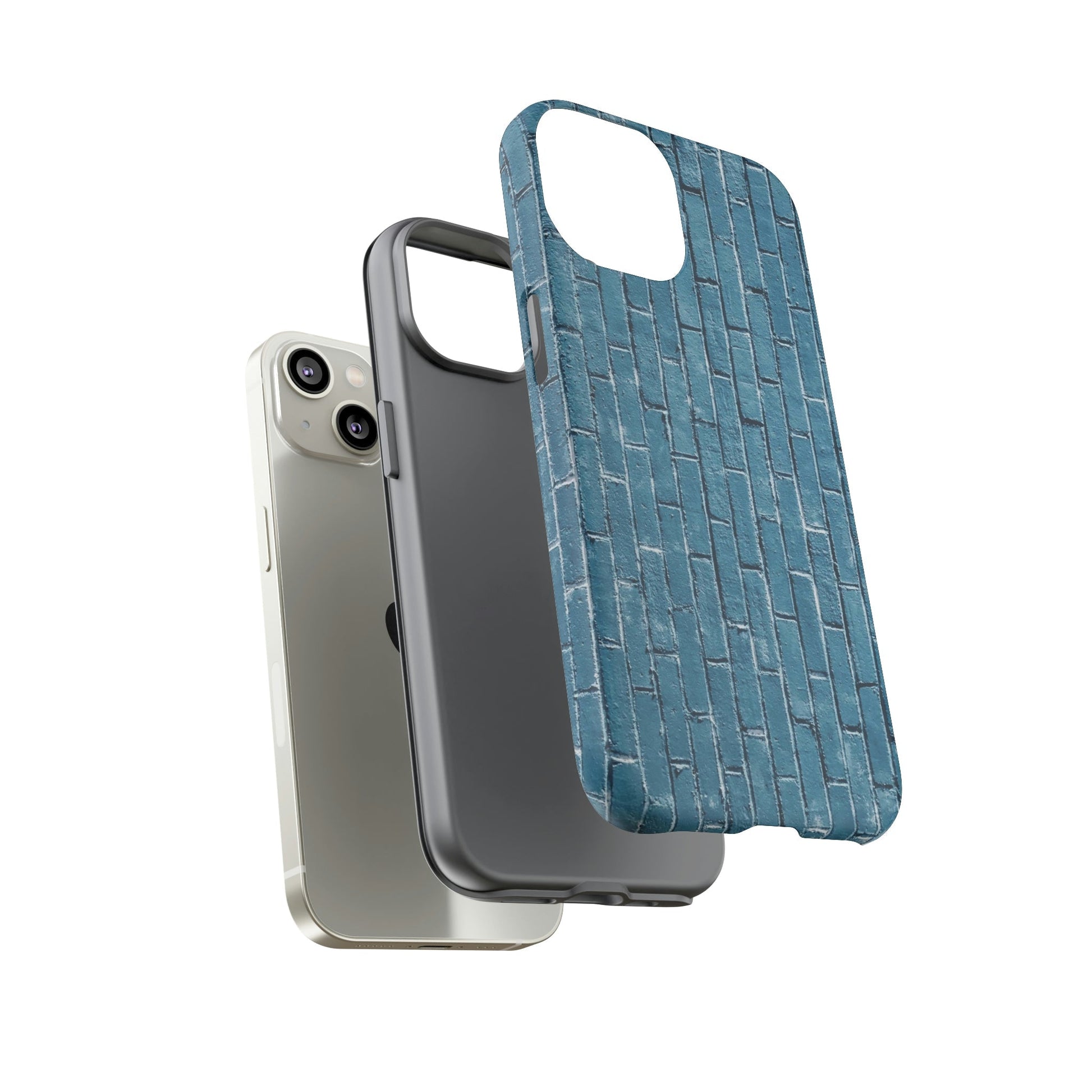 Phone Case-BLUE BRICK WALL | Tough-PhoneCaseBoss-Phone-Best-Phone-Cases