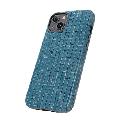 Phone Case-BLUE BRICK WALL | Tough-PhoneCaseBoss-Phone-Best-Phone-Cases